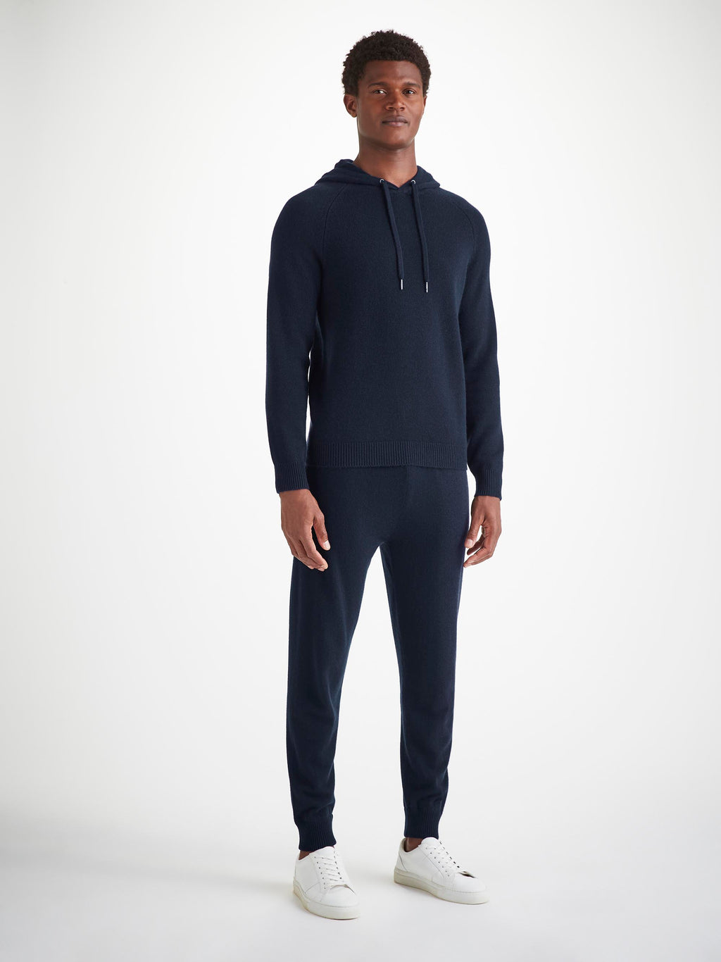 Pullover Hoodie Track Pants Cashmere Set