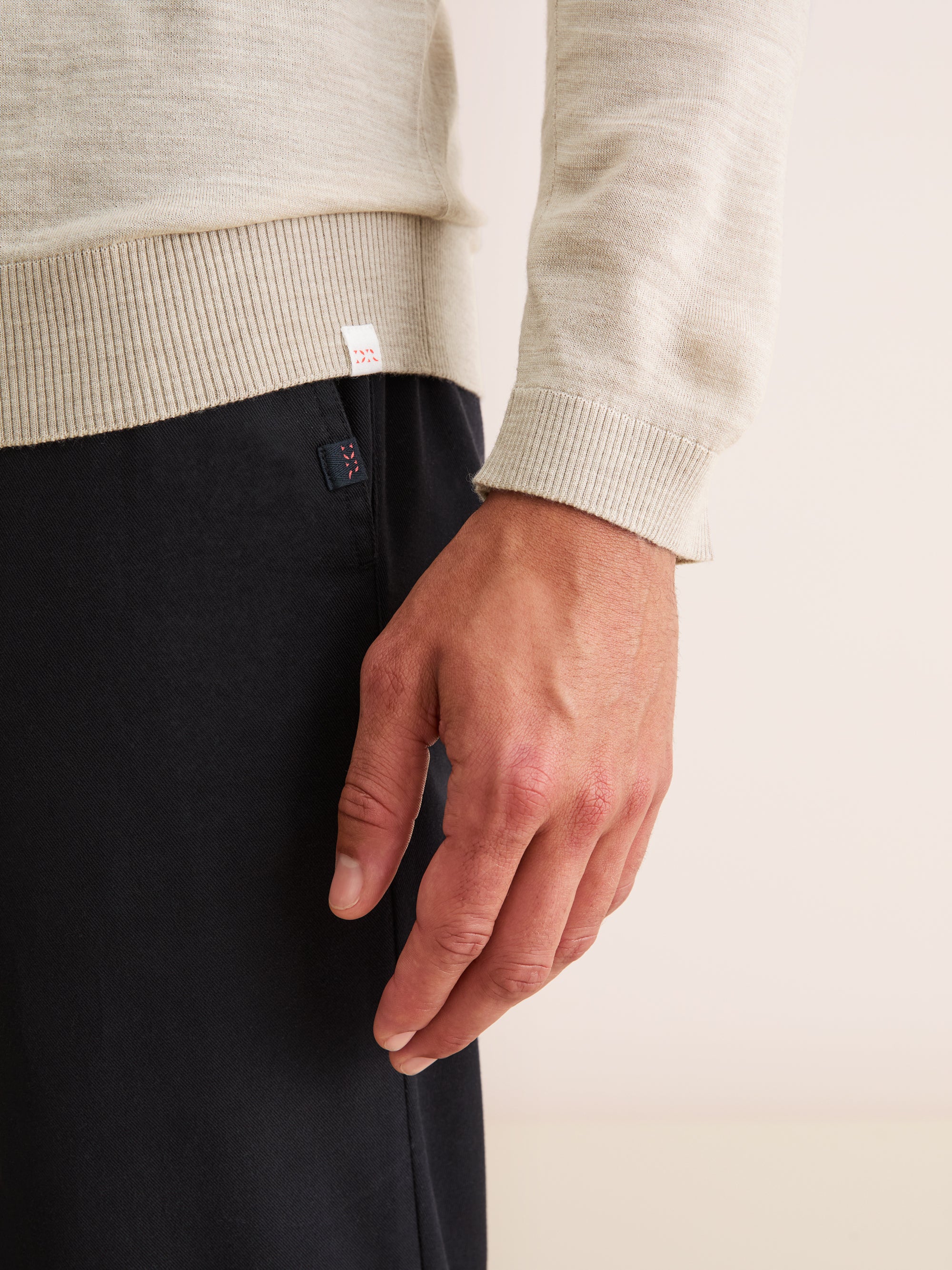 Men's Sweater Orson Merino Wool Oat