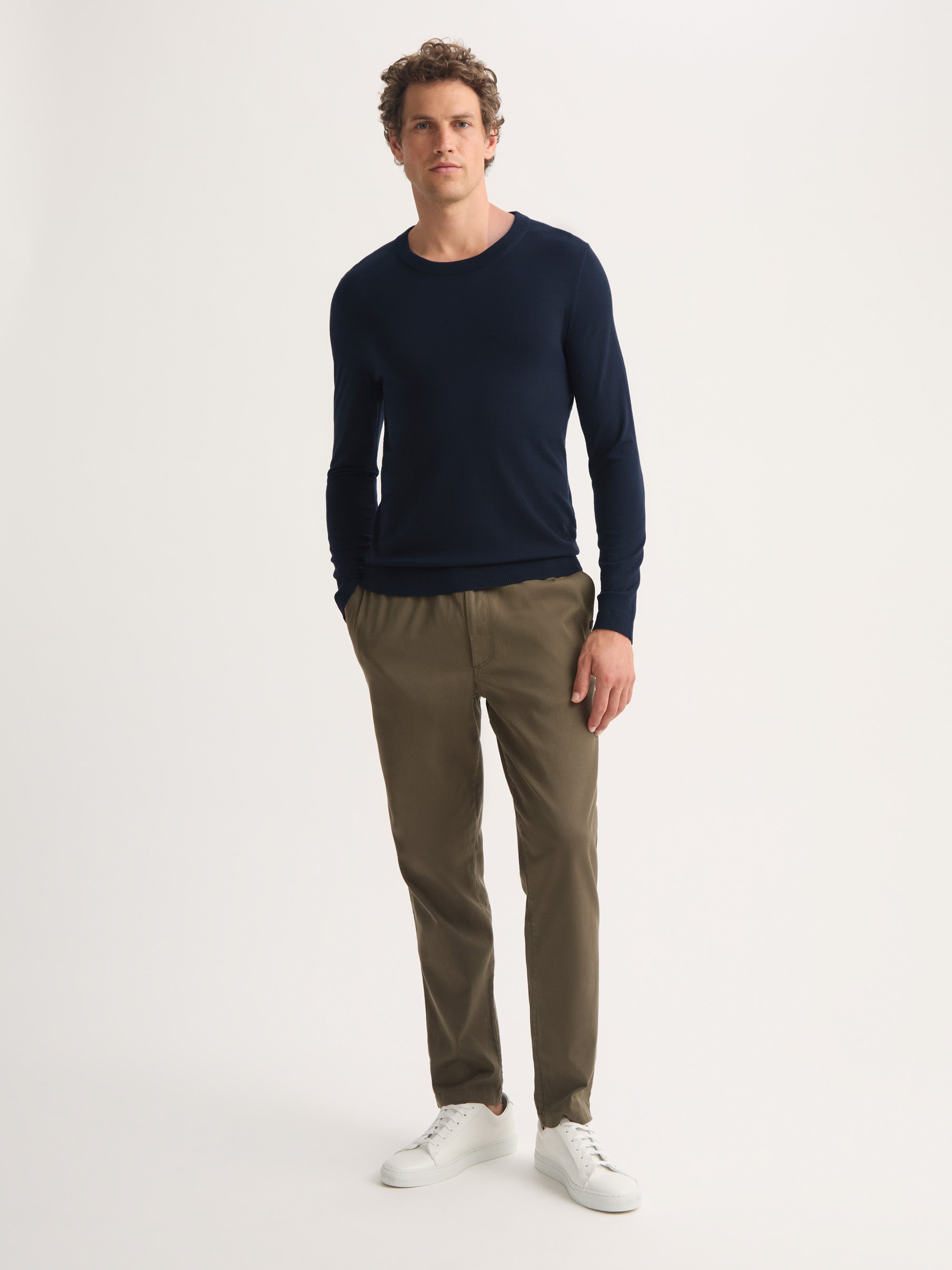 Men's Sweater Orson Merino Wool Navy