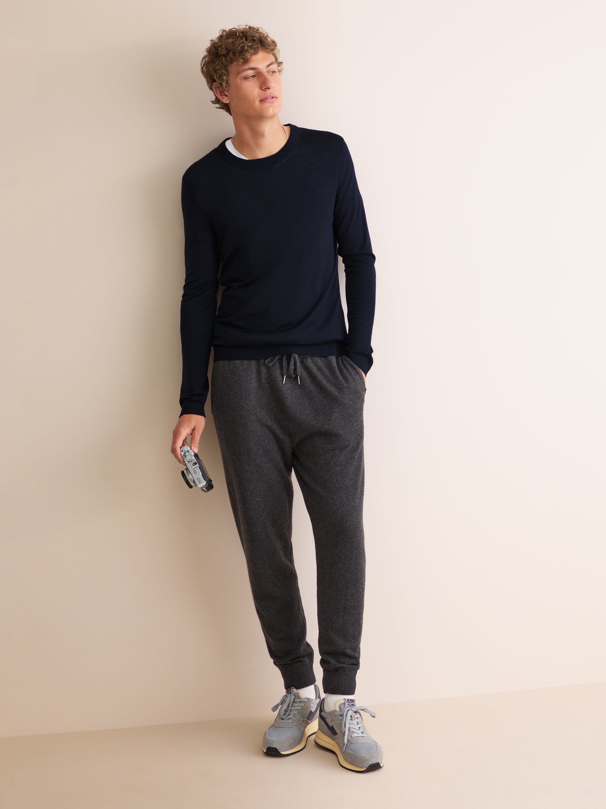 Men's Sweater Orson Merino Wool Navy