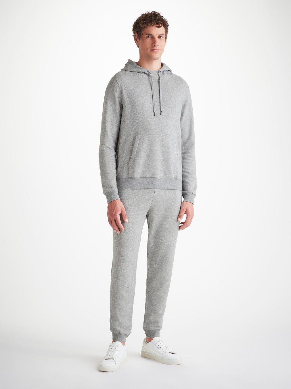 Pullover Hoodie Sweatpants Quinn Micro Modal Silver
