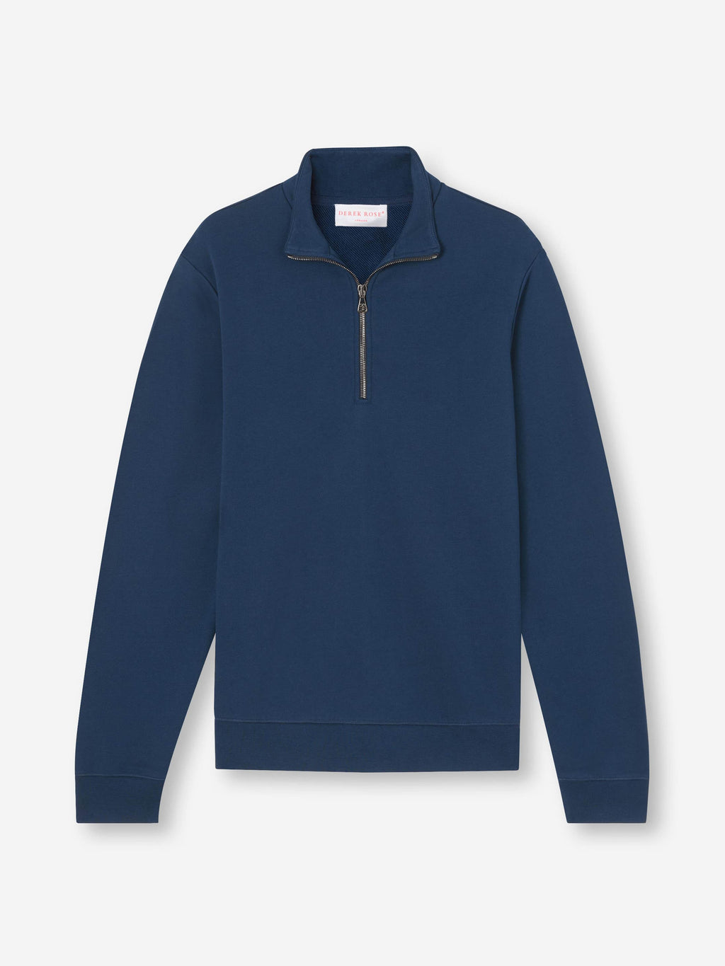 Men's Half-Zip Pullover Quinn Cotton Modal Navy