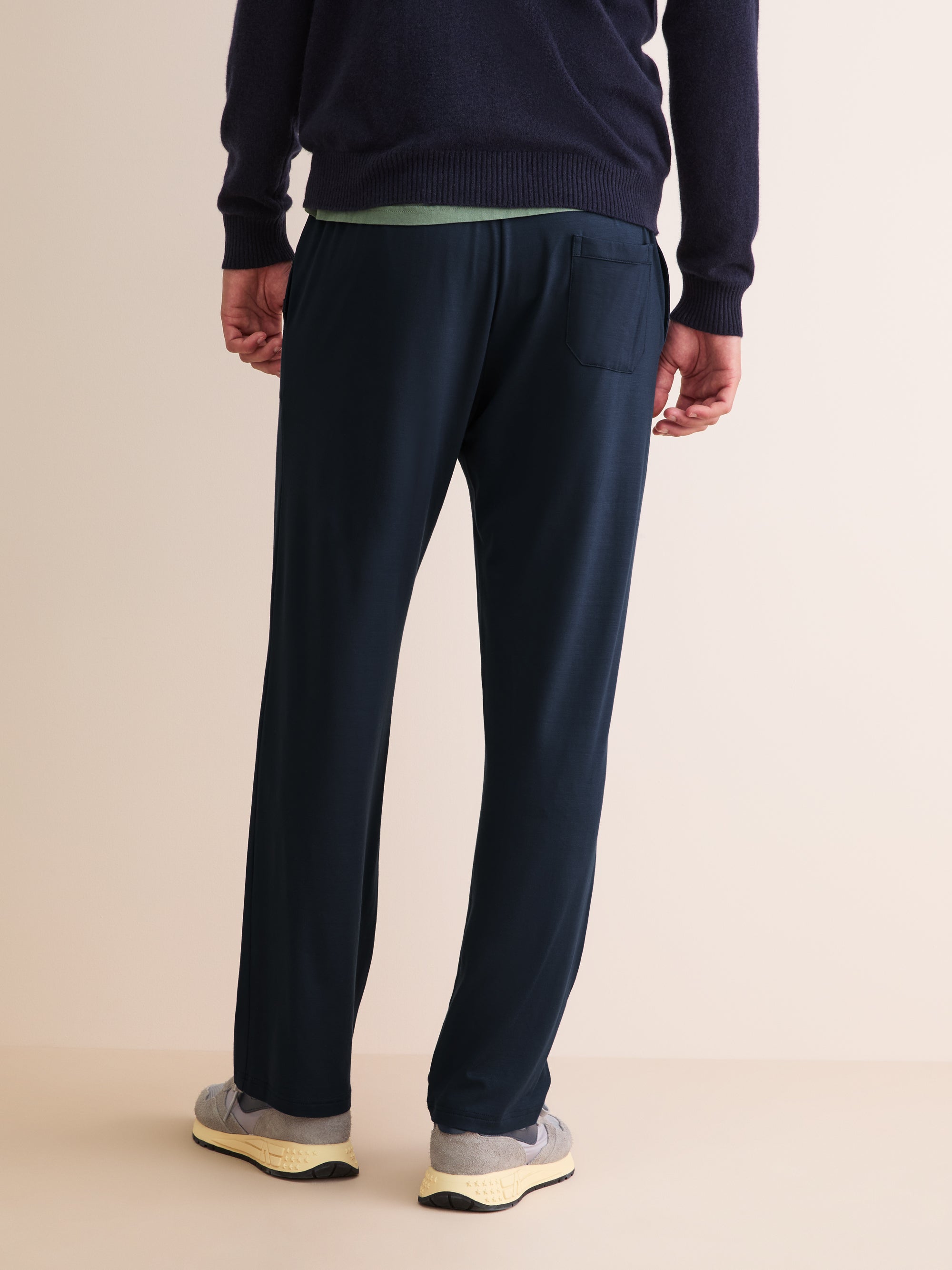 Men's Lounge Trousers Basel Micro Modal Stretch Navy