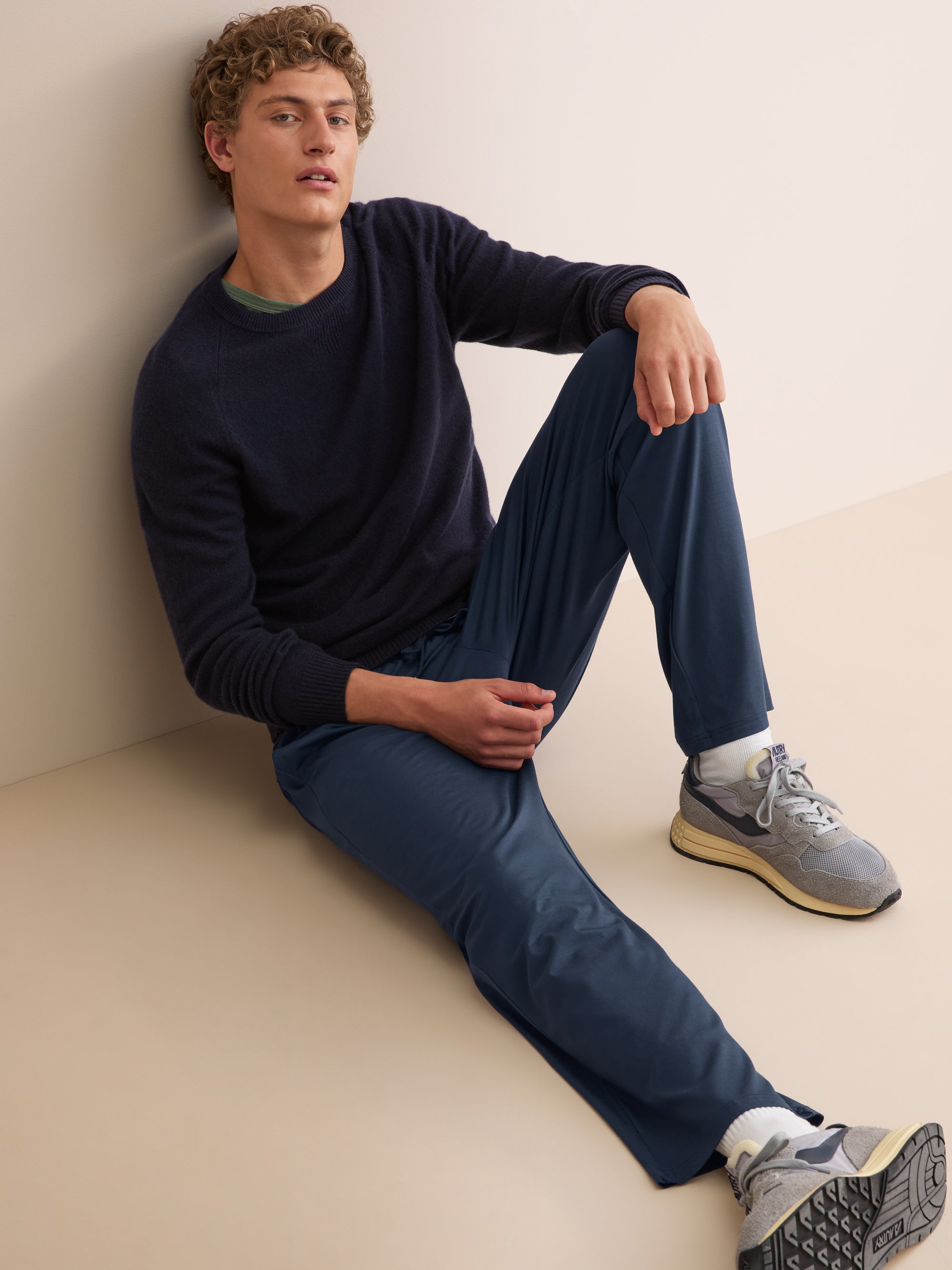 Men's Lounge Pants Basel Micro Modal Stretch Navy
