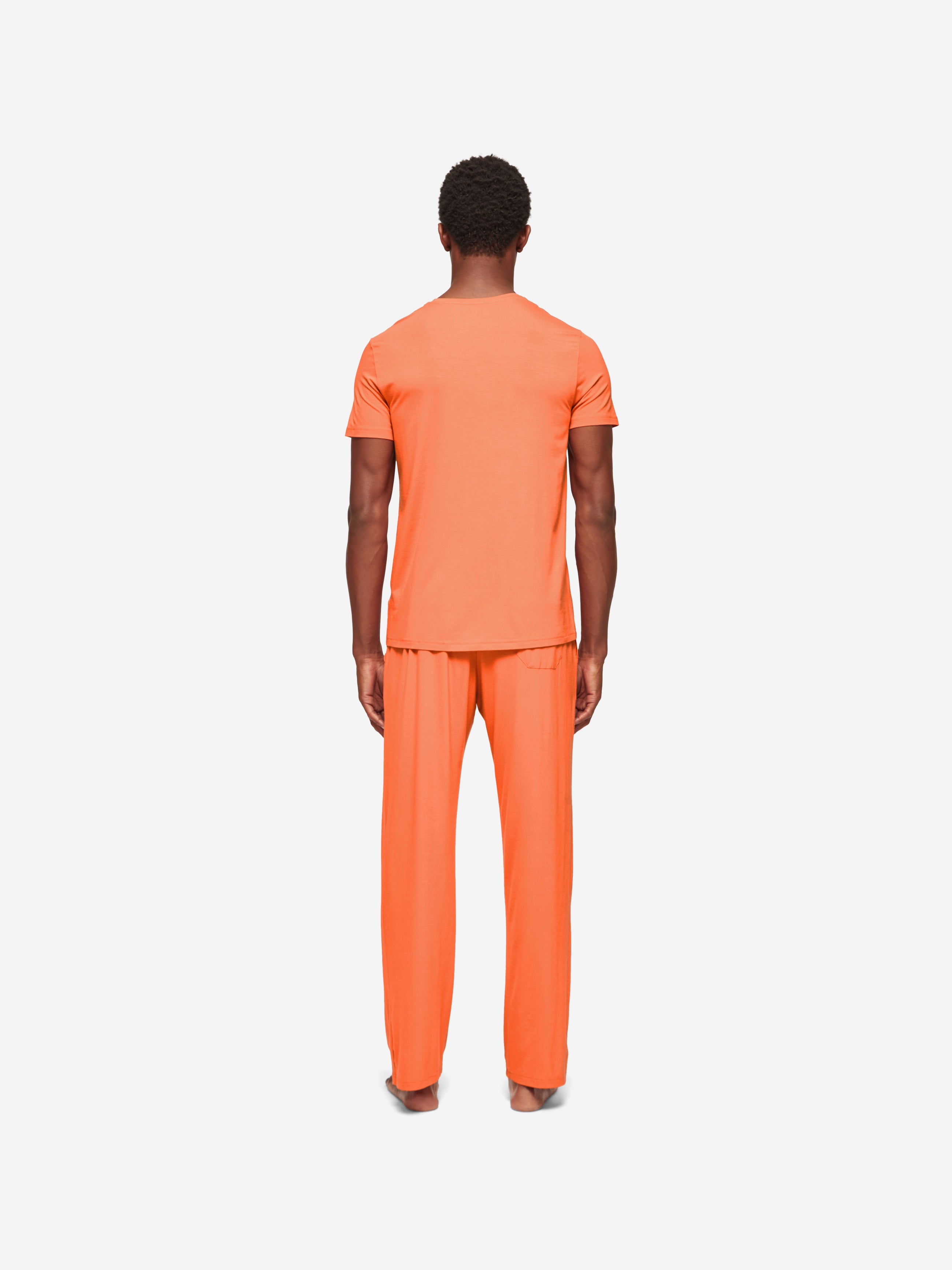 Men's Lounge Trousers Basel Micro Modal Stretch Orange