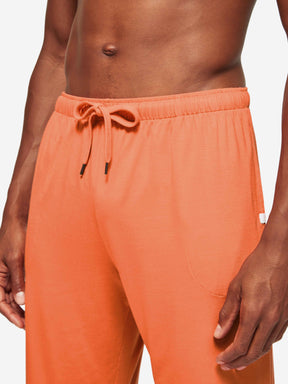 Men's Lounge Trousers Basel Micro Modal Stretch Orange