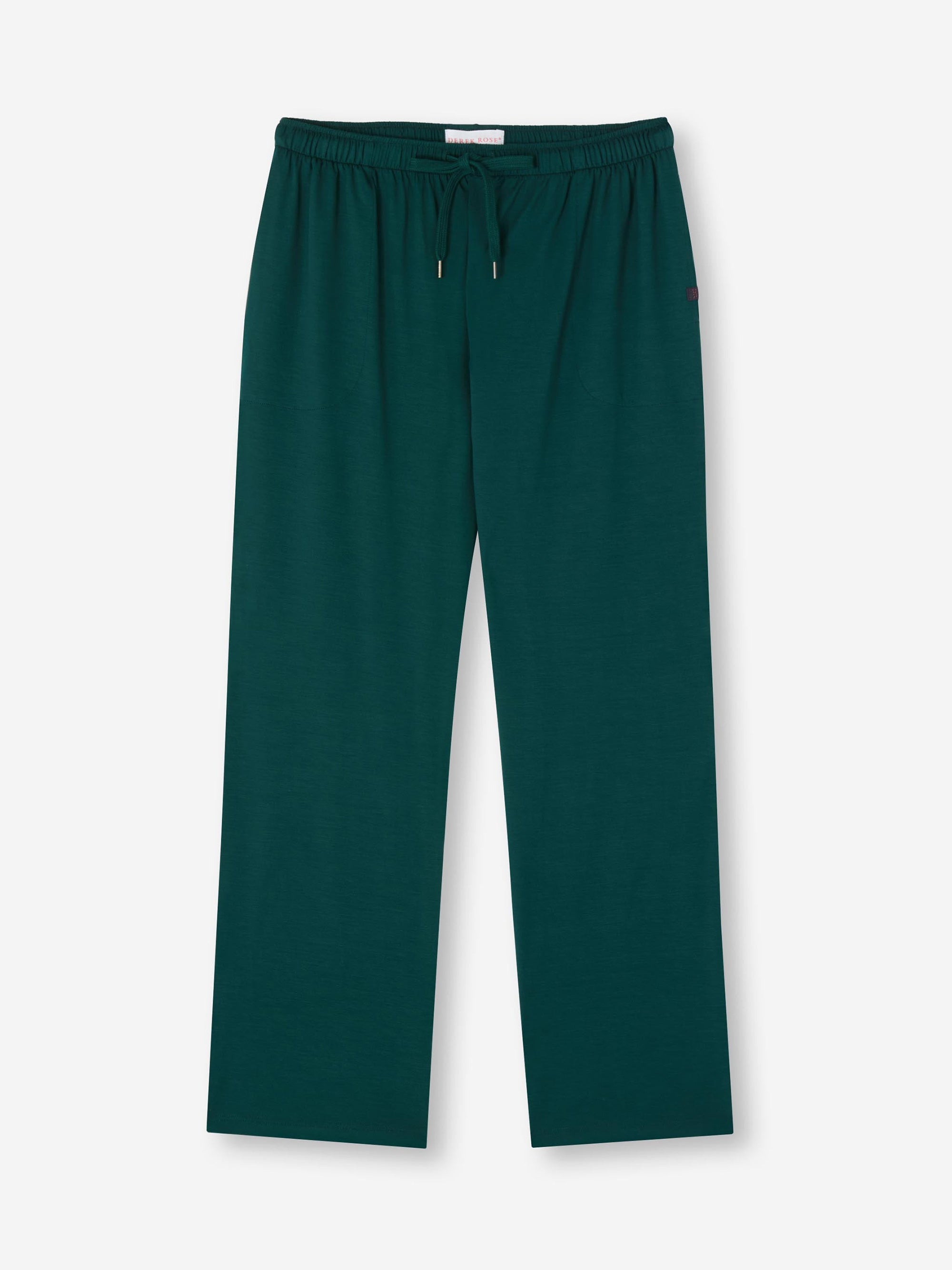 Men's Lounge Trousers Basel Micro Modal Stretch Pine Green