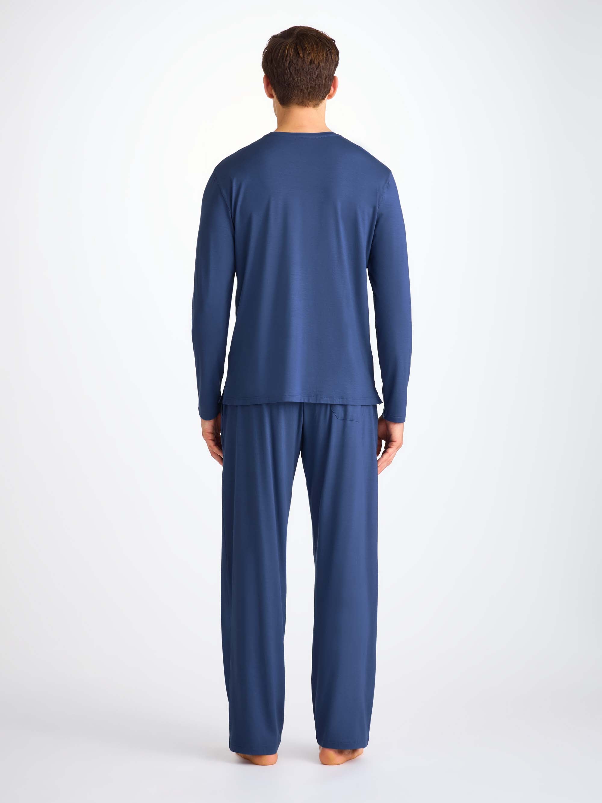 Men's Lounge Pants Basel Micro Modal Stretch Sapphire