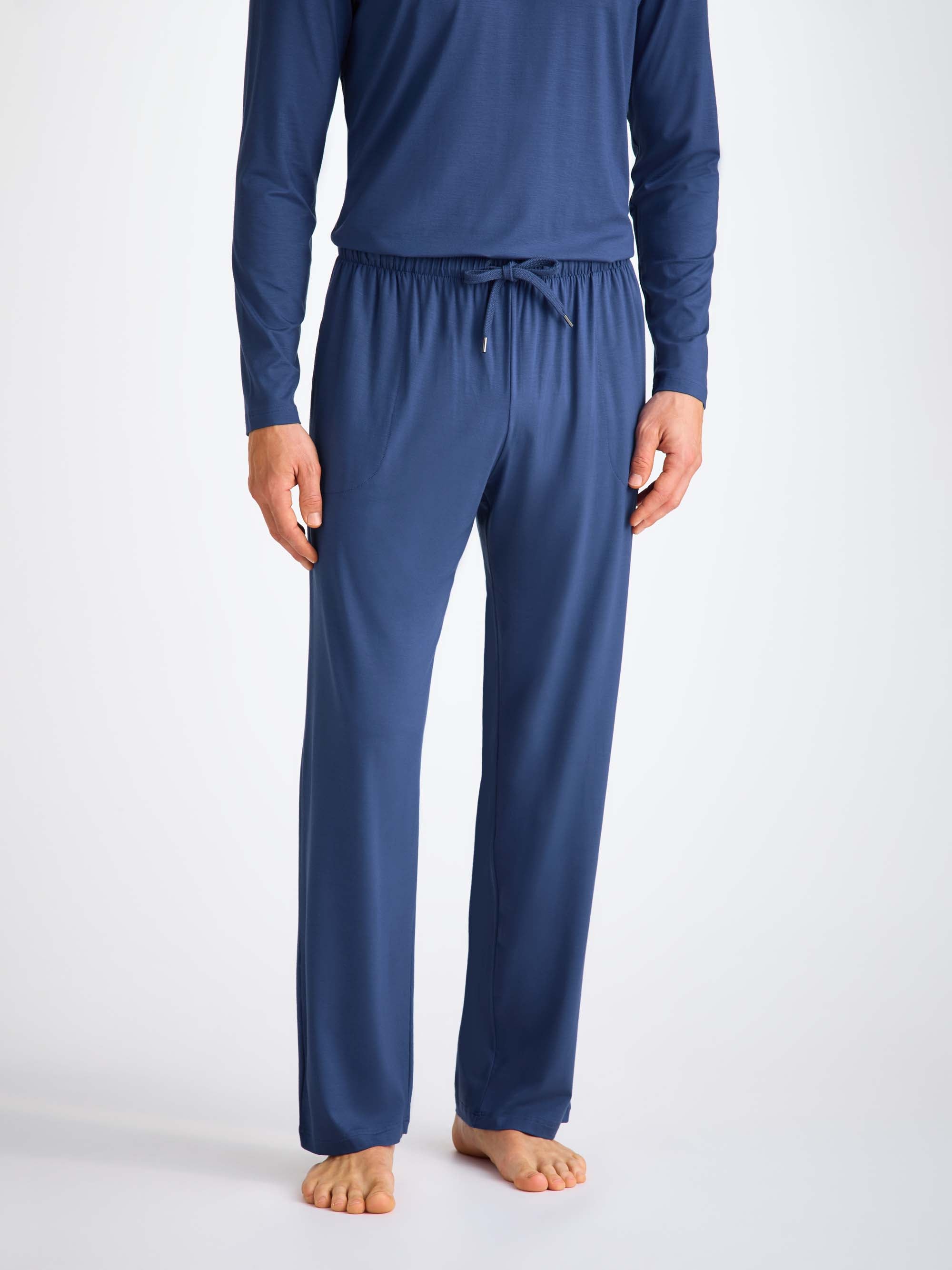 Men's Lounge Pants Basel Micro Modal Stretch Sapphire
