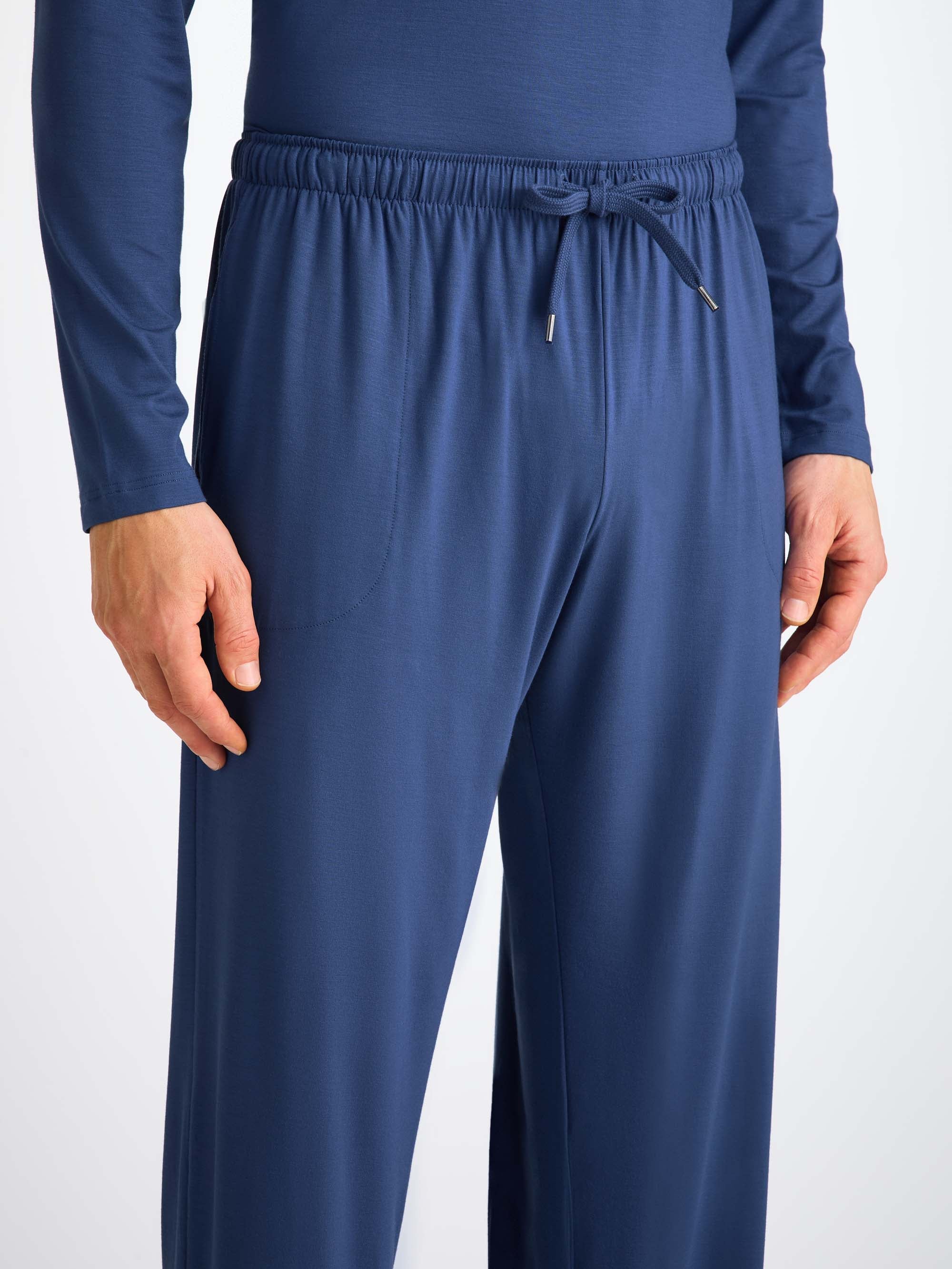 Men's Lounge Pants Basel Micro Modal Stretch Sapphire