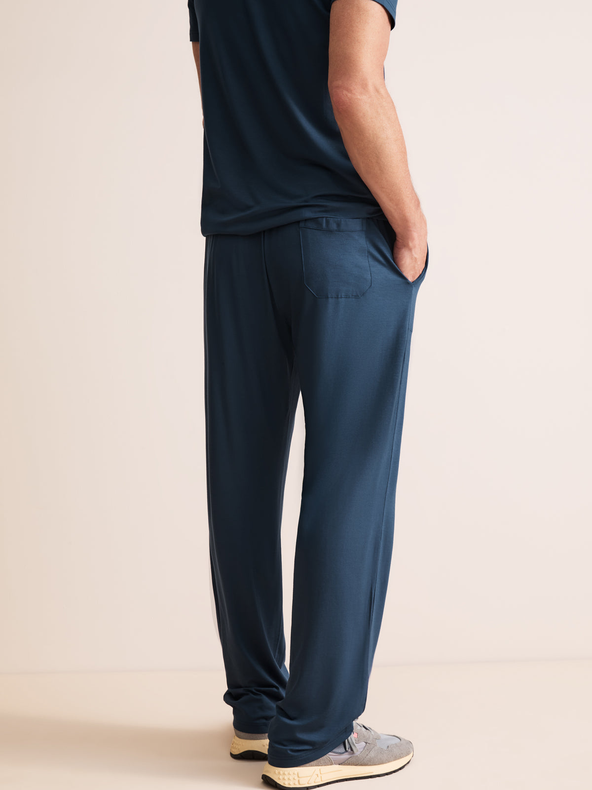 Basel Micro Modal Lounge Trousers Ocean Blue