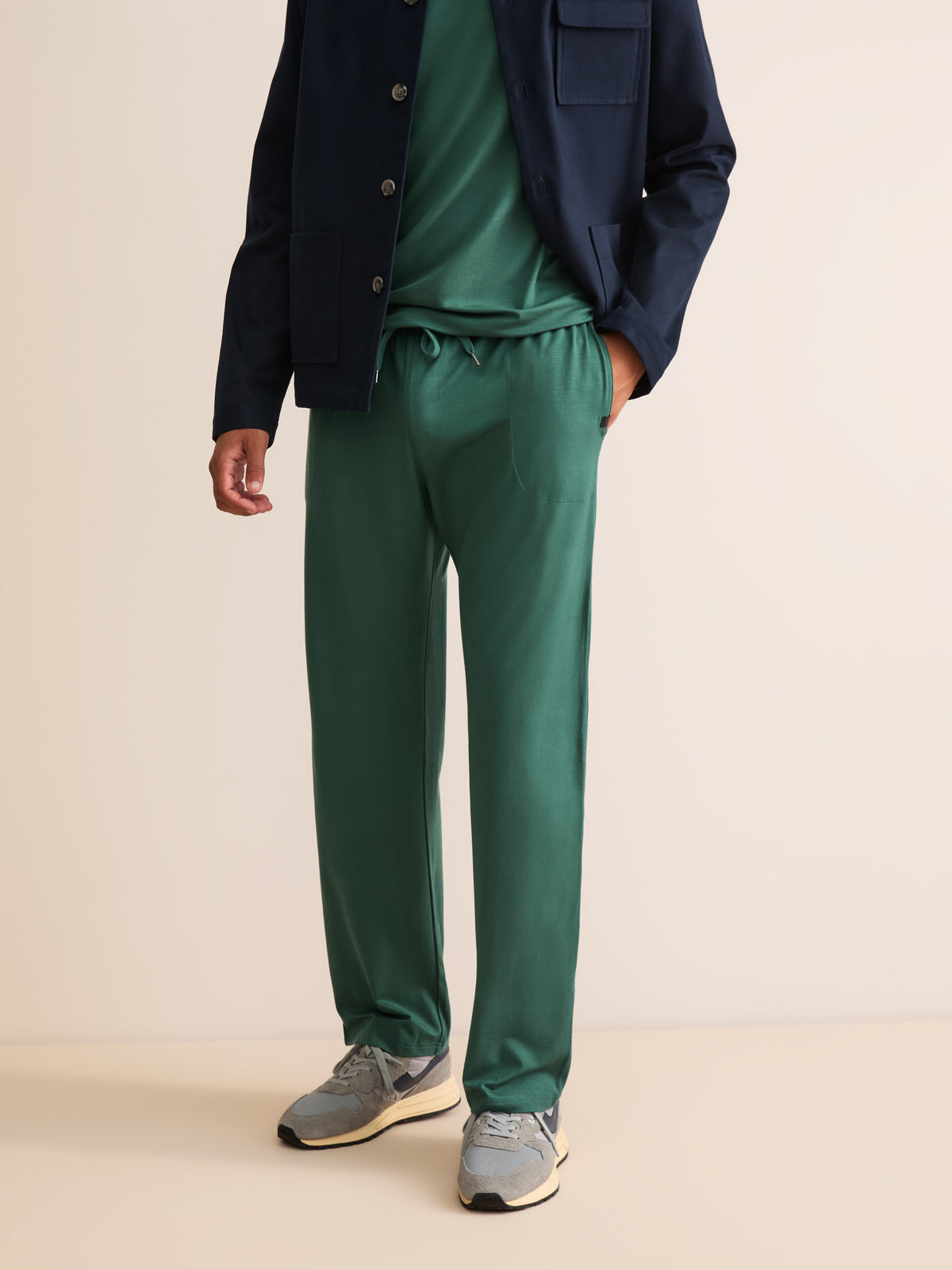Basel Micro Modal Lounge Trousers Pine Green