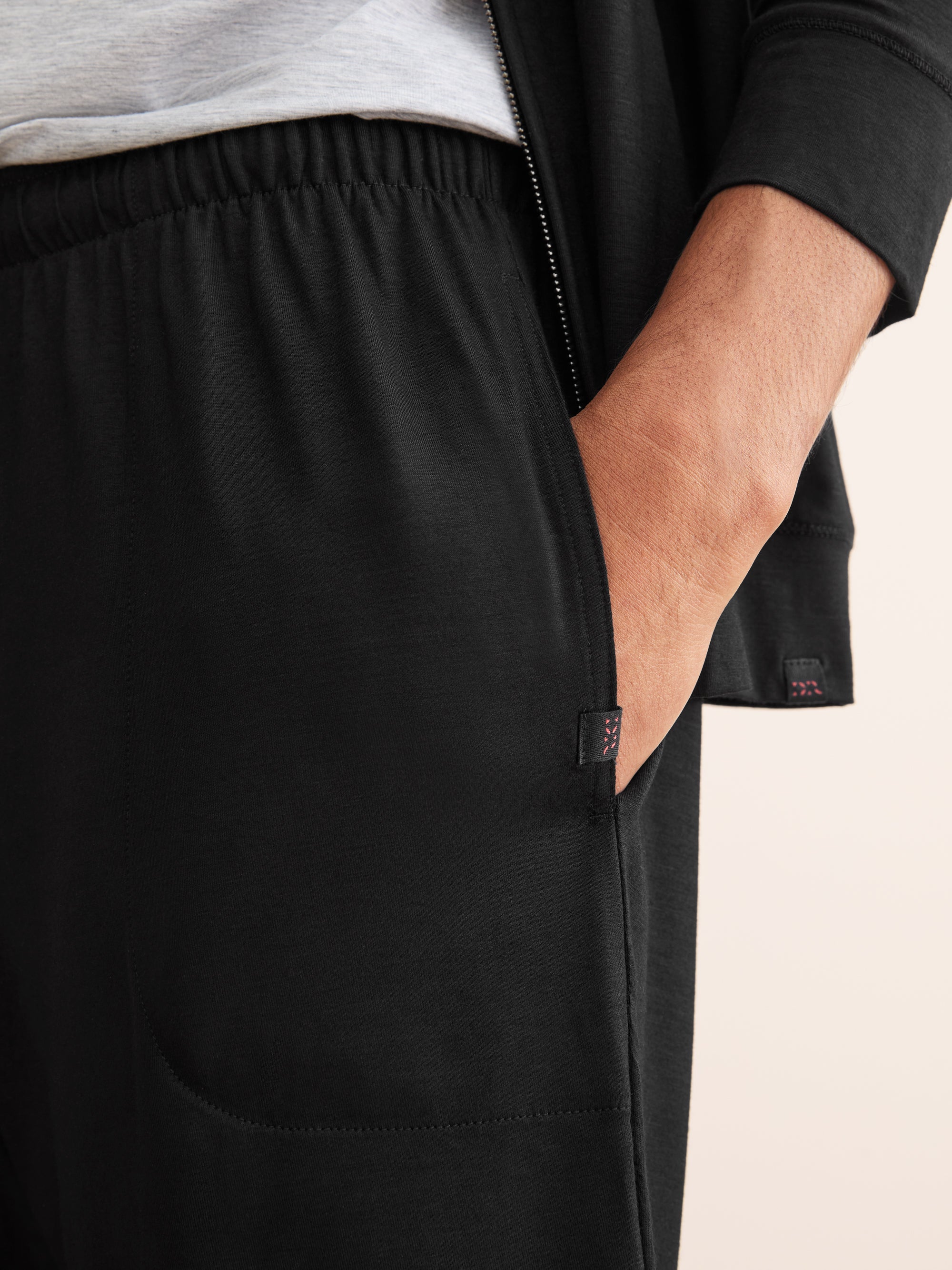 Men's Lounge Shorts Basel Micro Modal Stretch Black