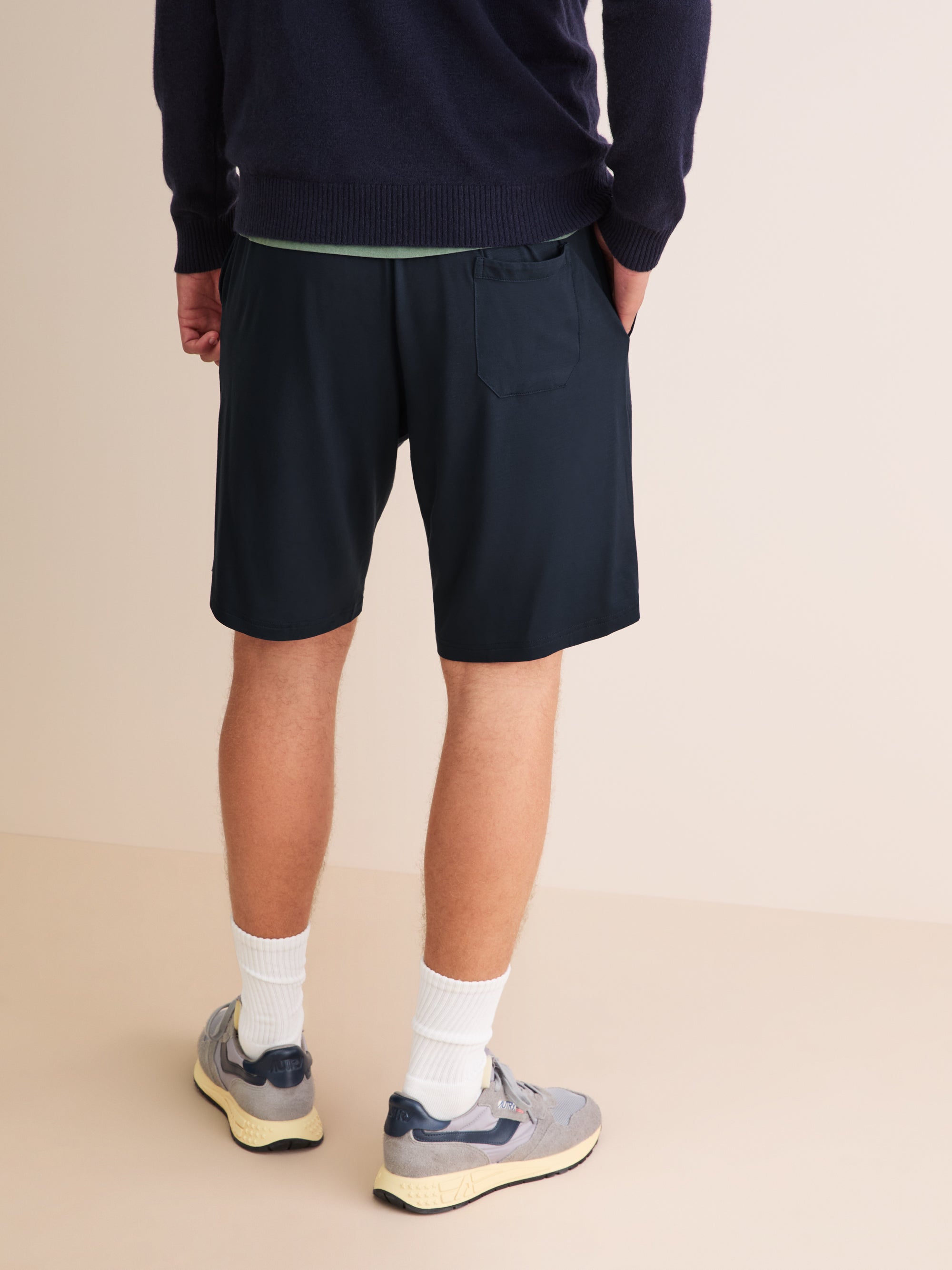Men's Lounge Shorts Basel Micro Modal Stretch Navy 