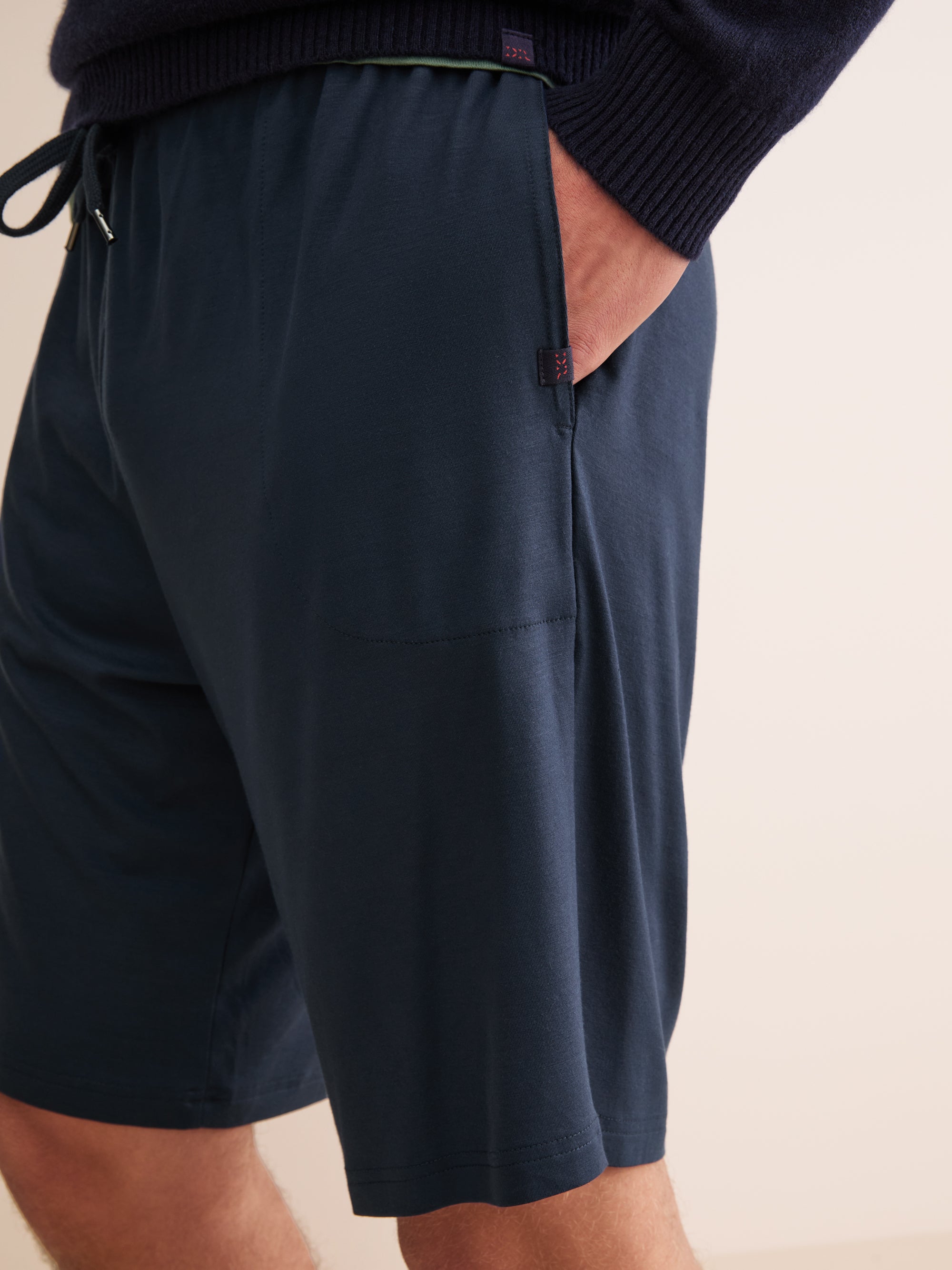 Men's Lounge Shorts Basel Micro Modal Stretch Navy 