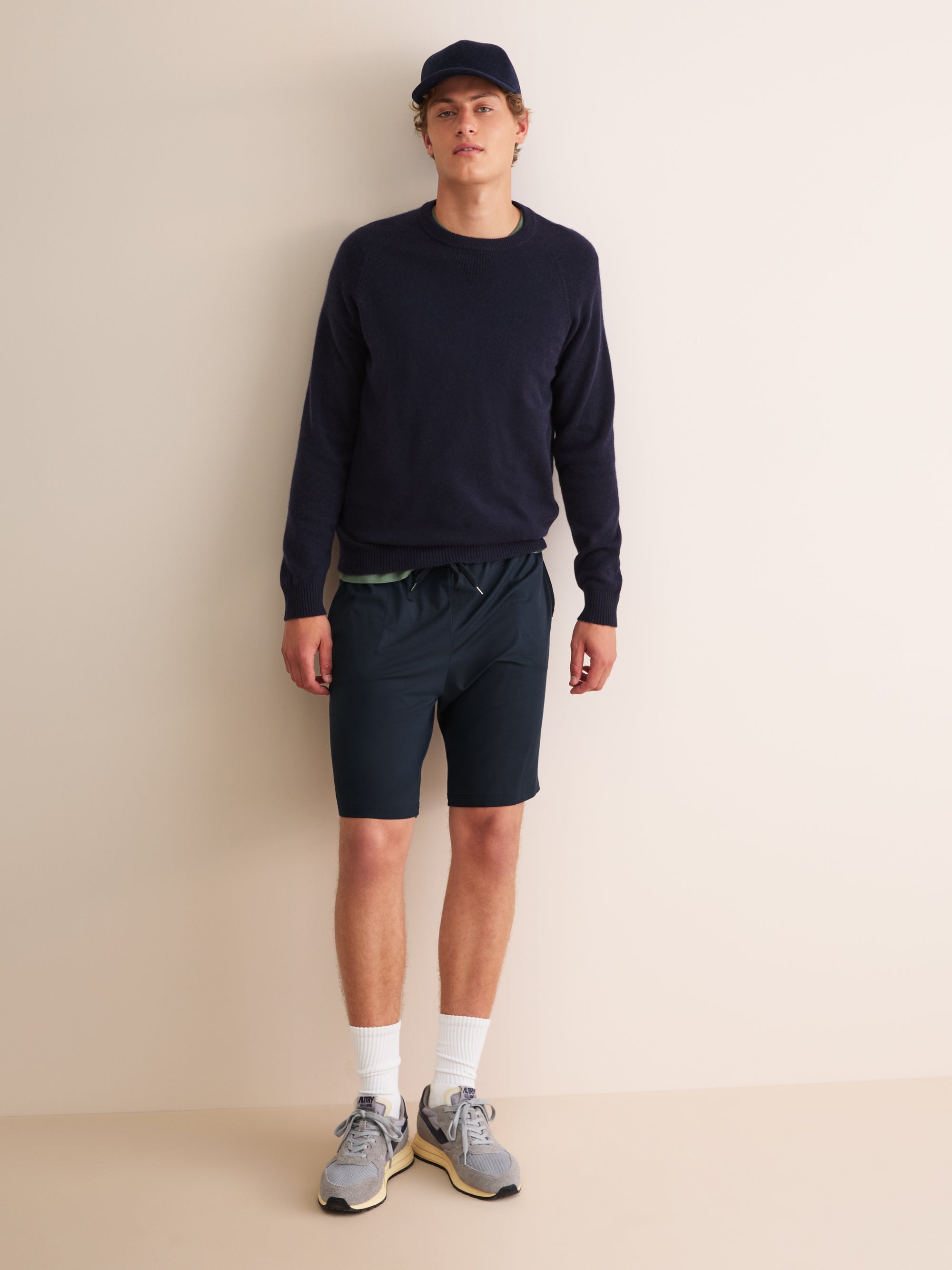 Men's Lounge Shorts Basel Micro Modal Stretch Navy 