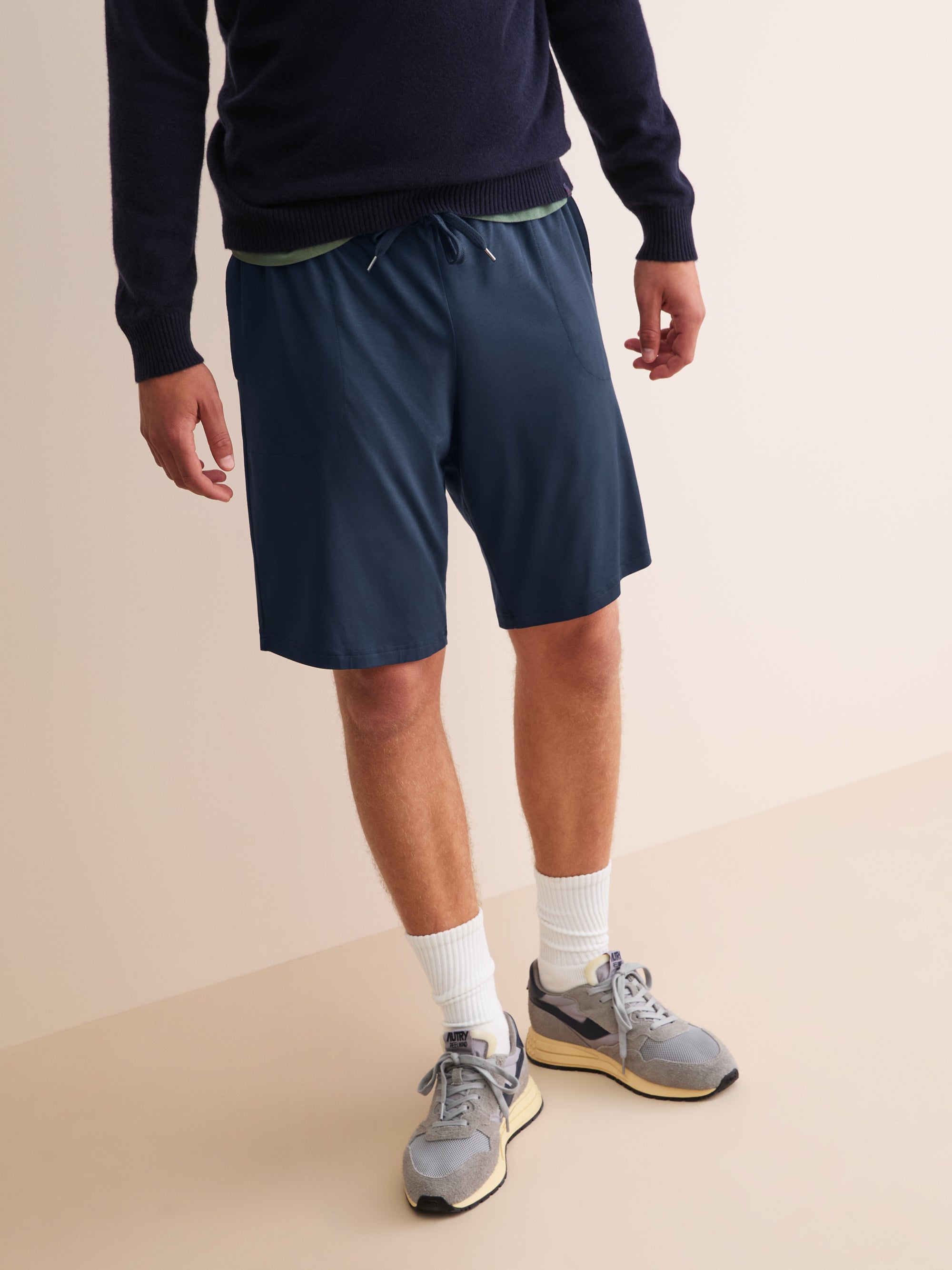 Men's Lounge Shorts Basel Micro Modal Stretch Navy 