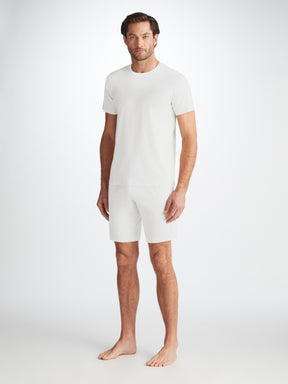 Men's Lounge Shorts Basel Micro Modal Stretch White