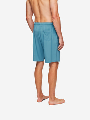 Men's Lounge Shorts Basel Micro Modal Stretch Harbour Blue