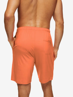 Men's Lounge Shorts Basel Micro Modal Stretch Orange