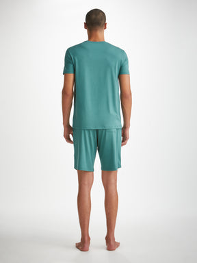 Men's Lounge Shorts Basel Micro Modal Stretch Teal
