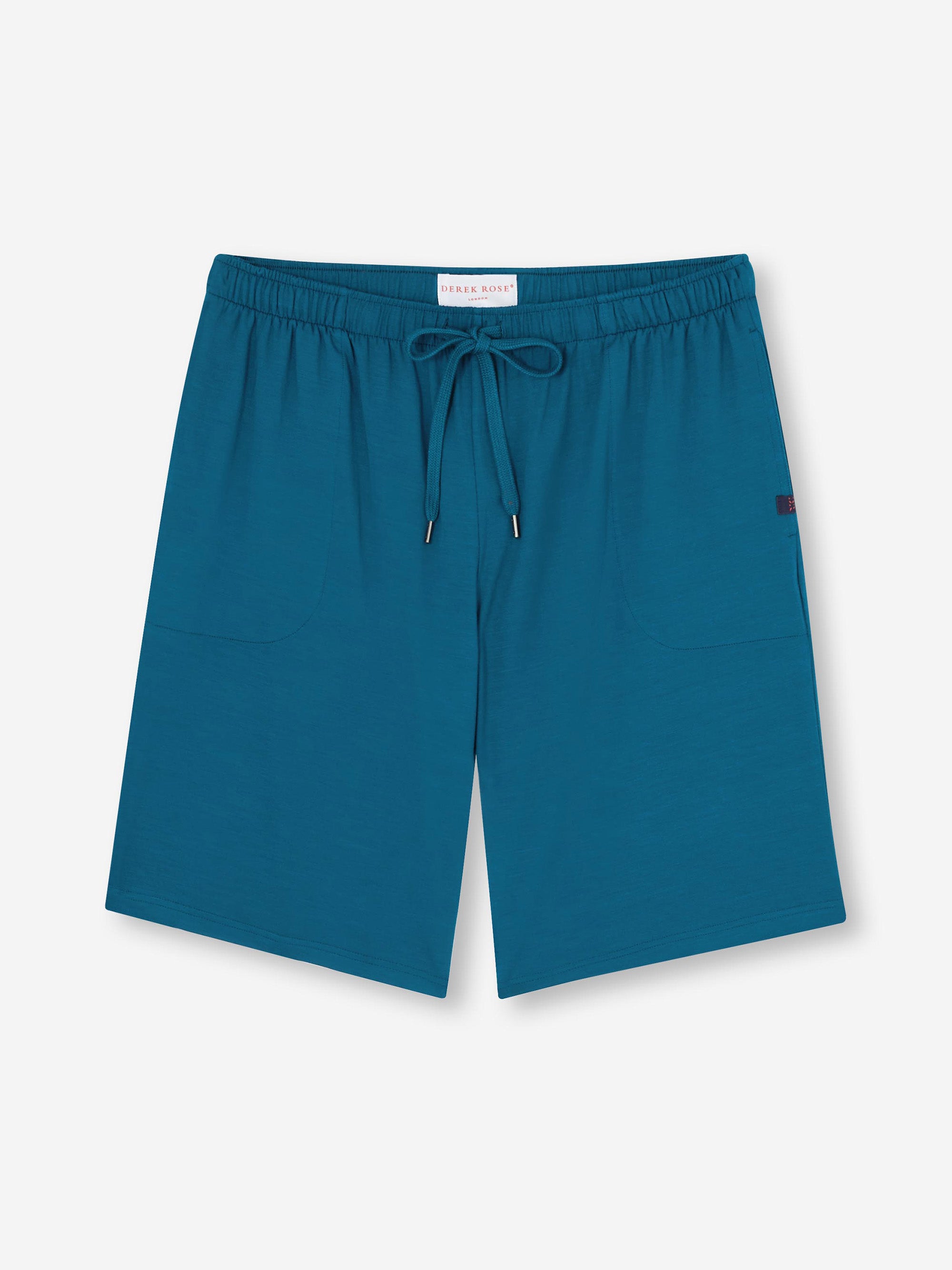 Men's Lounge Shorts Basel Micro Modal Stretch Poseidon Blue