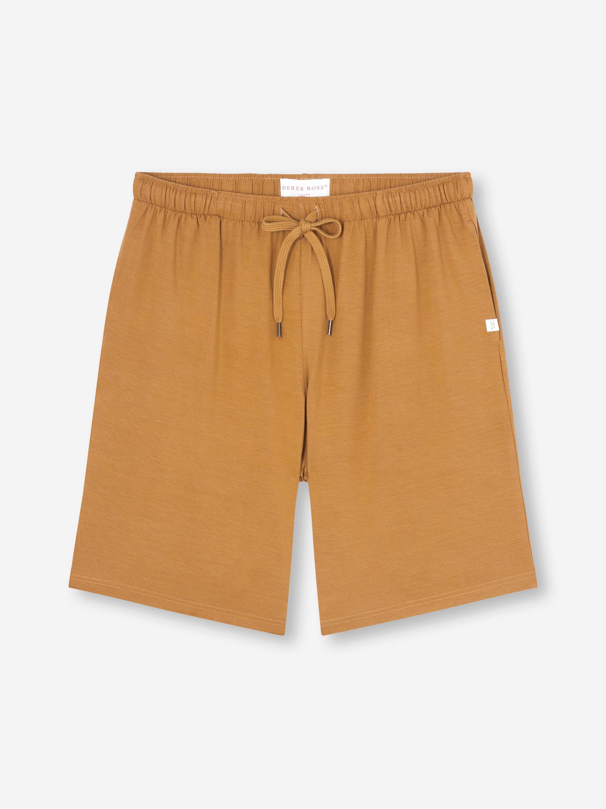 Men's Lounge Shorts Basel Micro Modal Stretch Gold