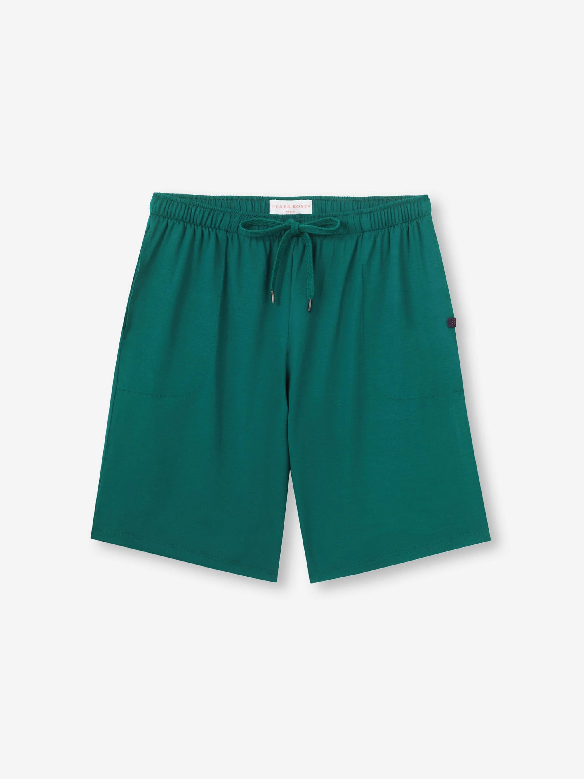 Men's Lounge Shorts Basel Micro Modal Stretch Pine Green