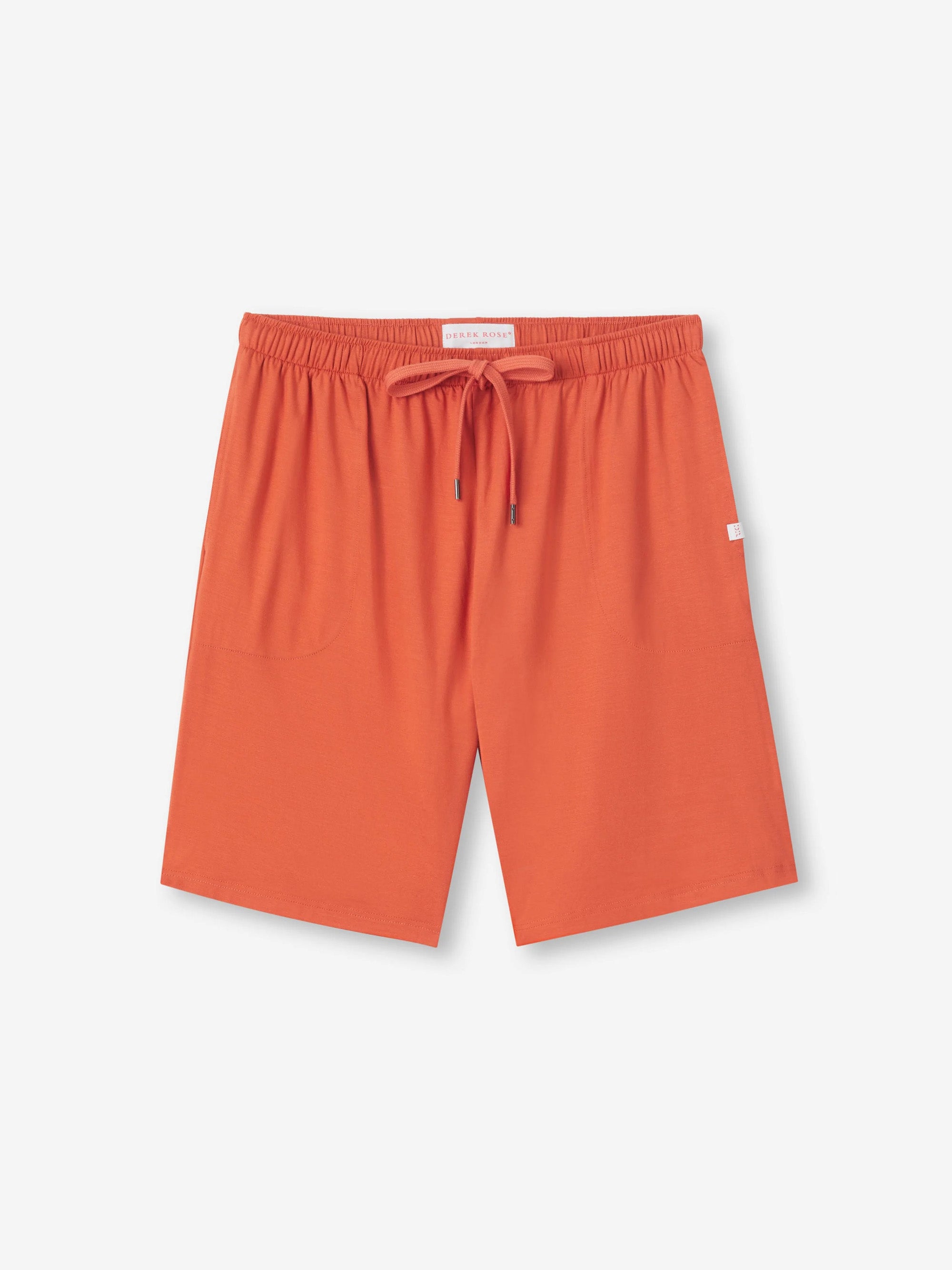 Men's Lounge Shorts Basel Micro Modal Stretch Spiced Orange