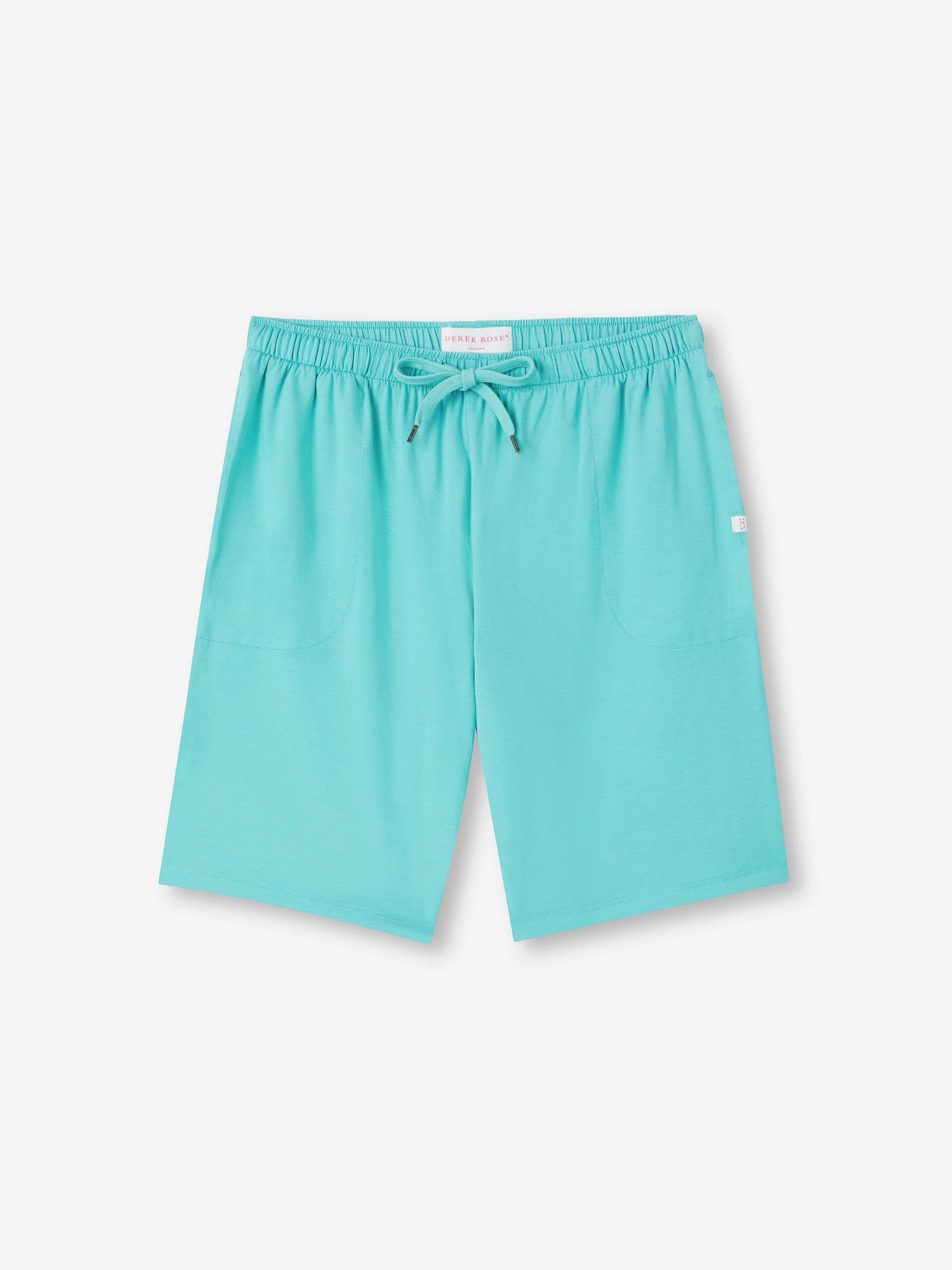 Men's Lounge Shorts Basel Micro Modal Stretch Turquoise