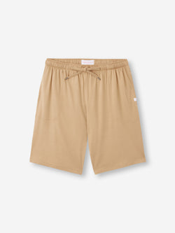 Men's Lounge Shorts Basel Micro Modal Stretch Camel