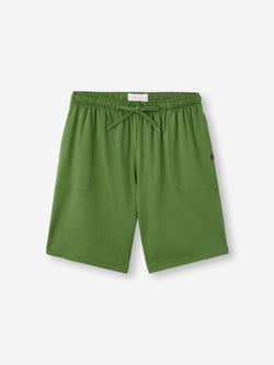 Men's Lounge Shorts Basel Micro Modal Stretch Leaf Green