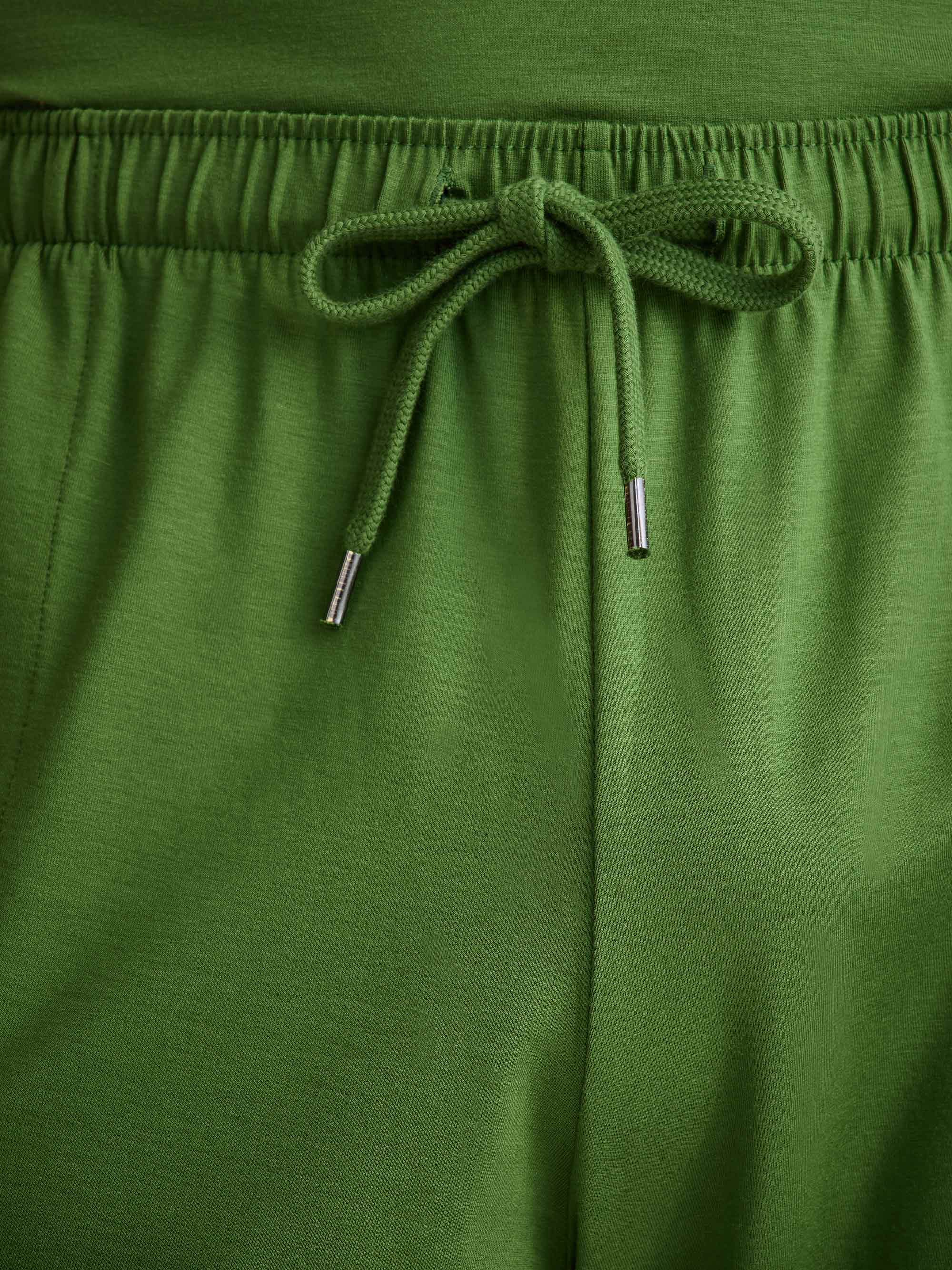 Men's Lounge Shorts Basel Micro Modal Stretch Leaf Green