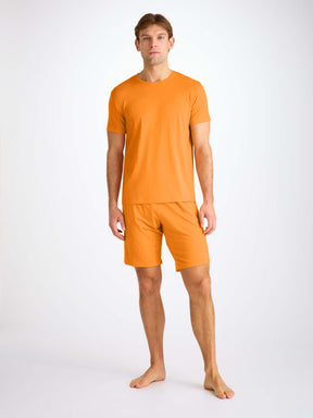 Men's Lounge Shorts Basel Micro Modal Stretch Apricot