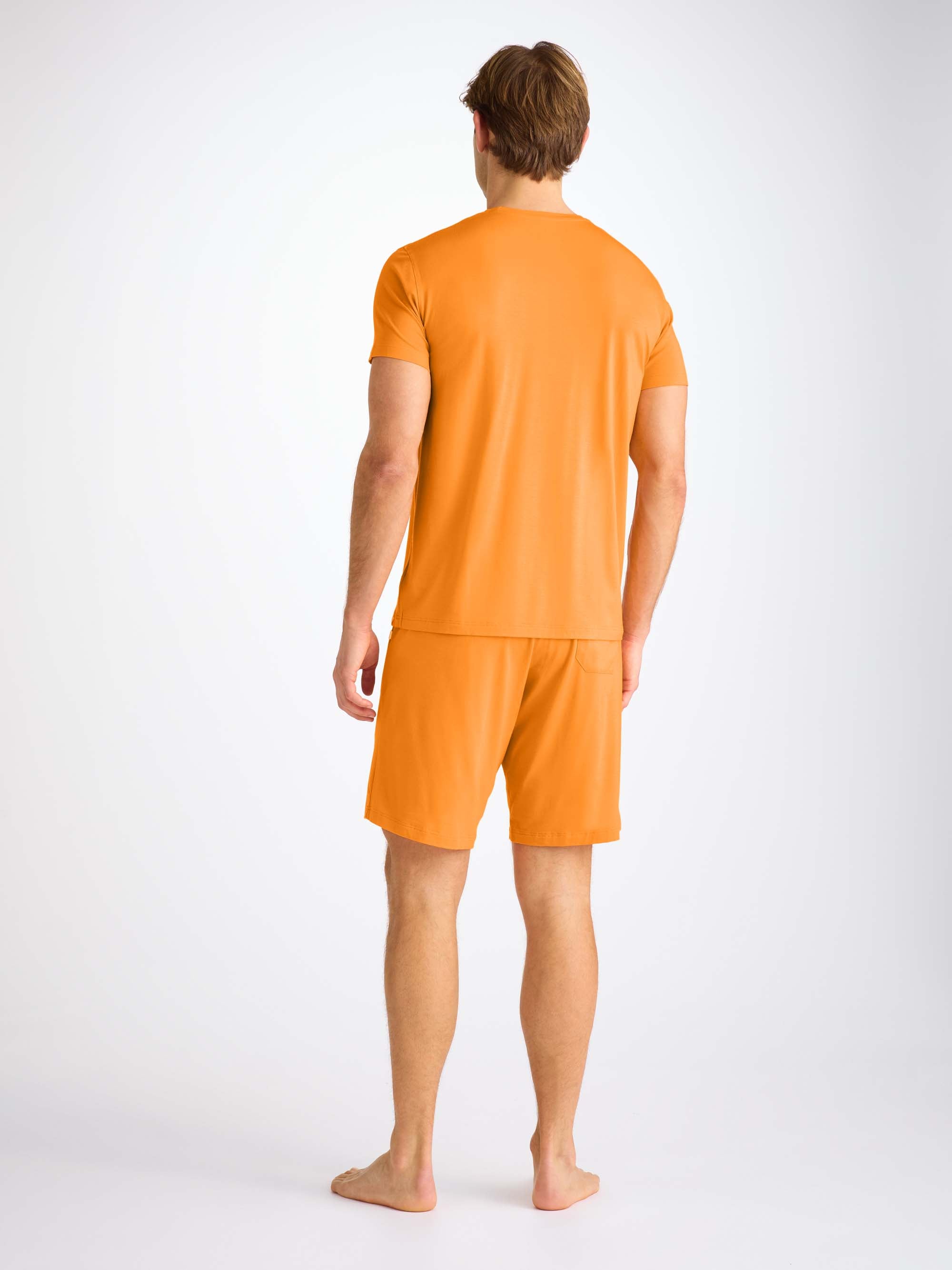 Men's Lounge Shorts Basel Micro Modal Stretch Apricot