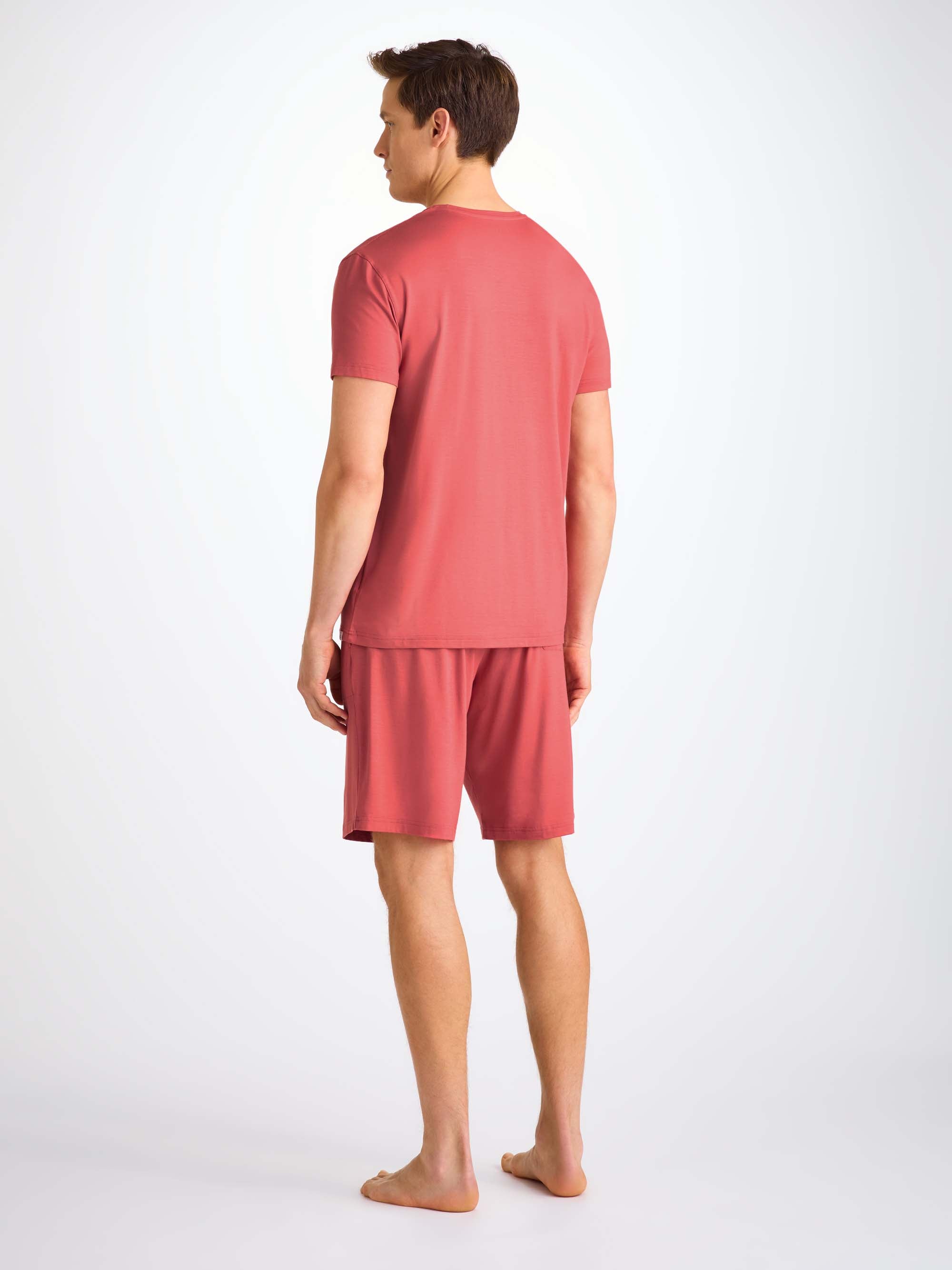 Men's Lounge Shorts Basel Micro Modal Stretch Apple Red