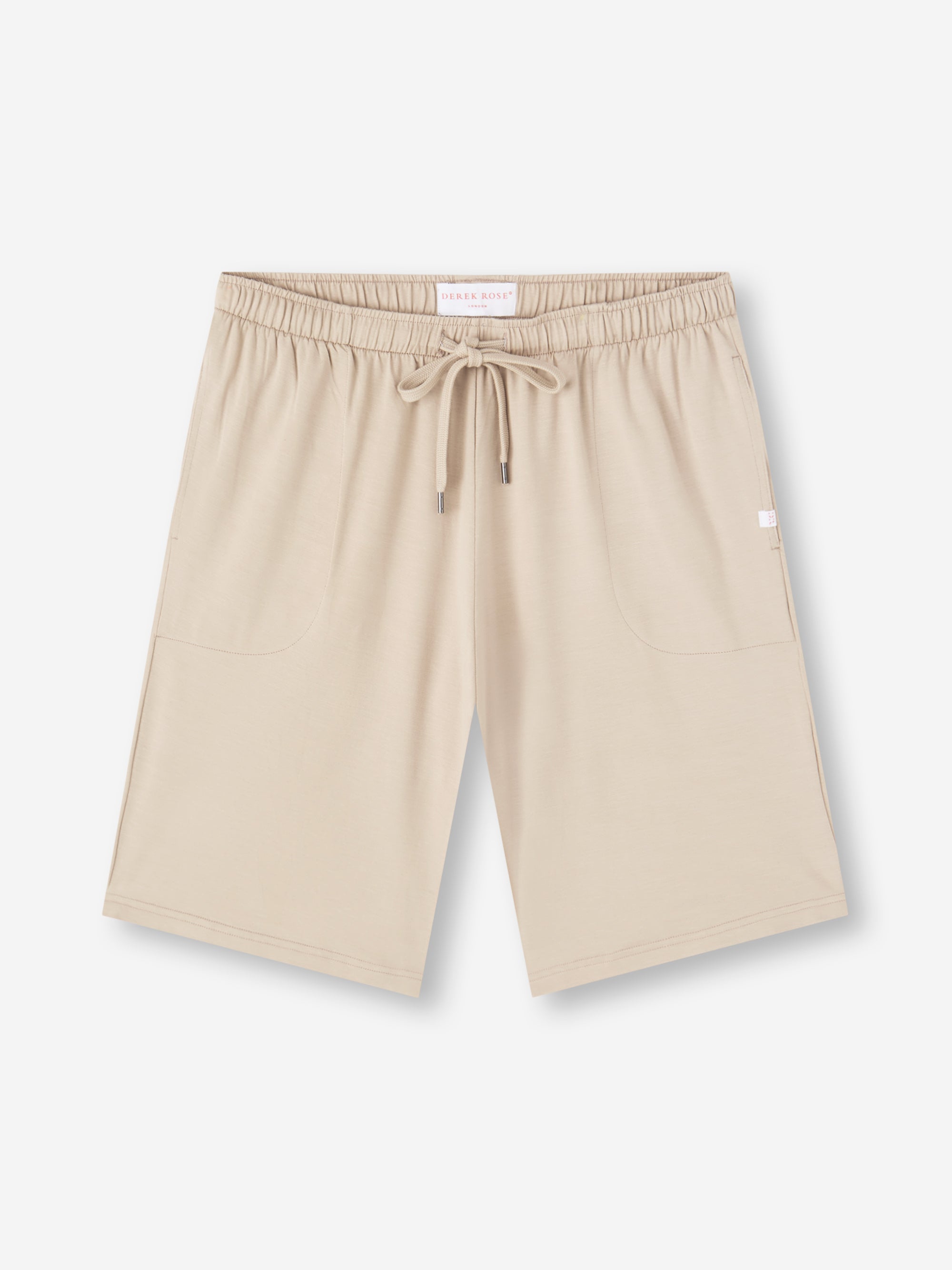 Men's Lounge Shorts Basel Micro Modal Stretch Light Stone