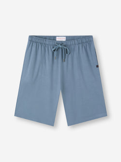 Men's Lounge Shorts Basel Micro Modal Stretch Storm Blue