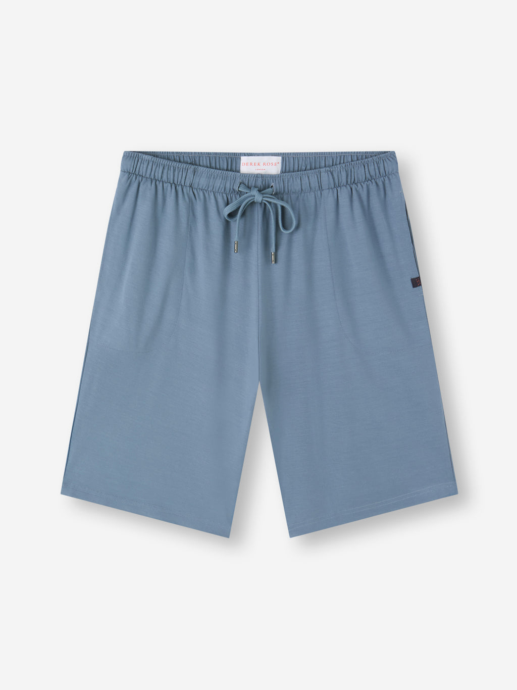 Men's Lounge Shorts Basel Micro Modal Stretch Storm Blue | Derek Rose