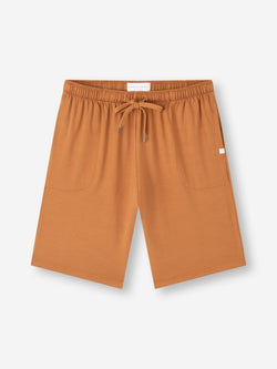 Men's Lounge Shorts Basel Micro Modal Stretch Ginger