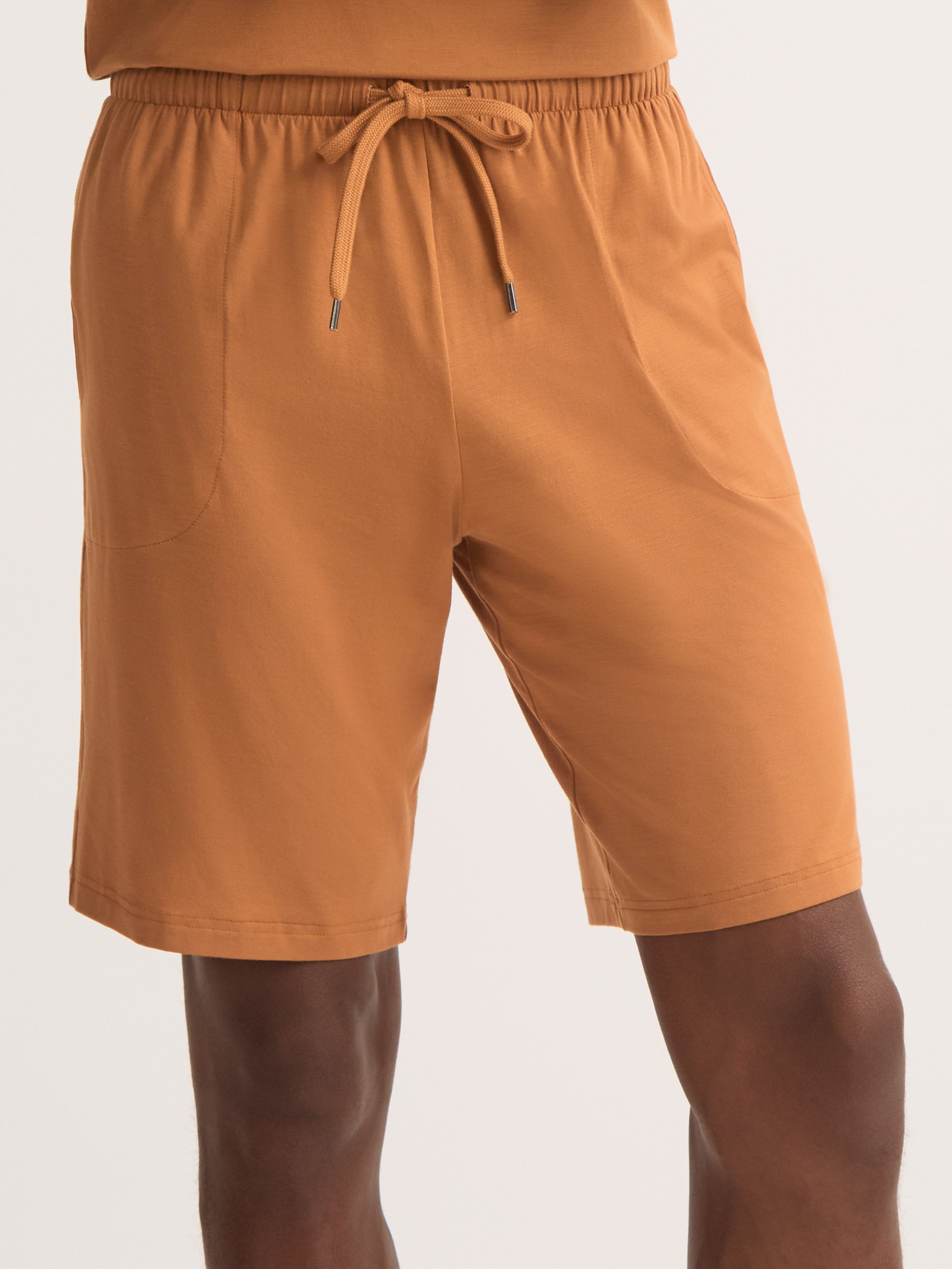 Men's Lounge Shorts Basel Micro Modal Stretch Ginger