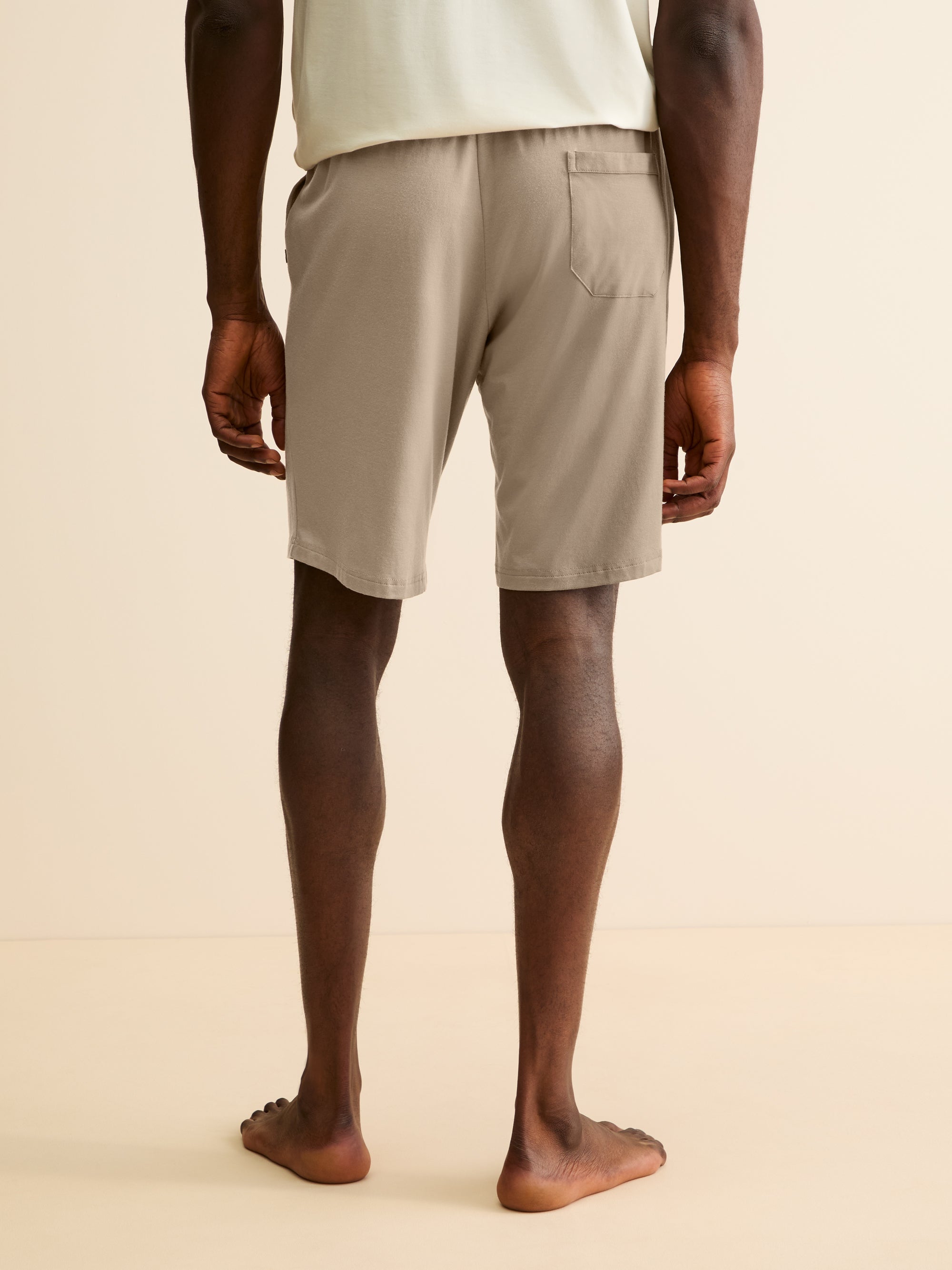 Men's Lounge Shorts Basel Micro Modal Stretch Taupe