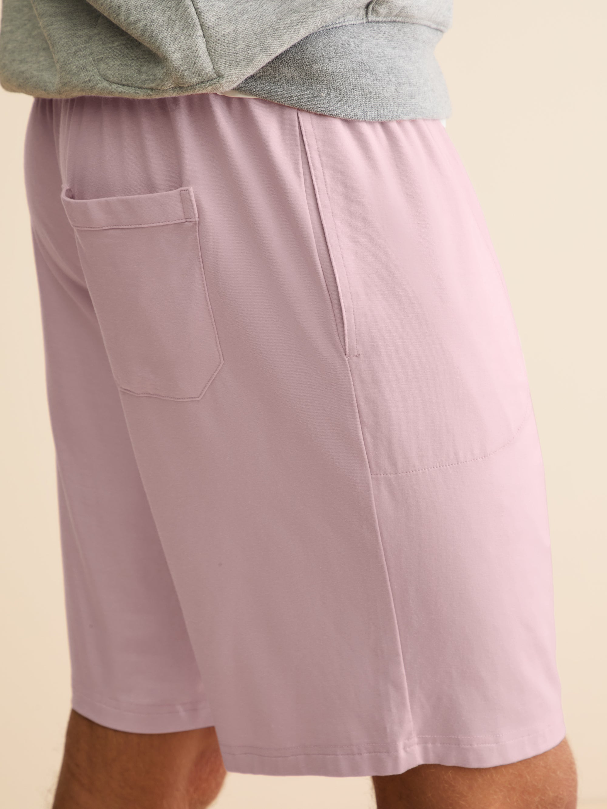 Men's Lounge Shorts Basel Micro Modal Stretch Pink