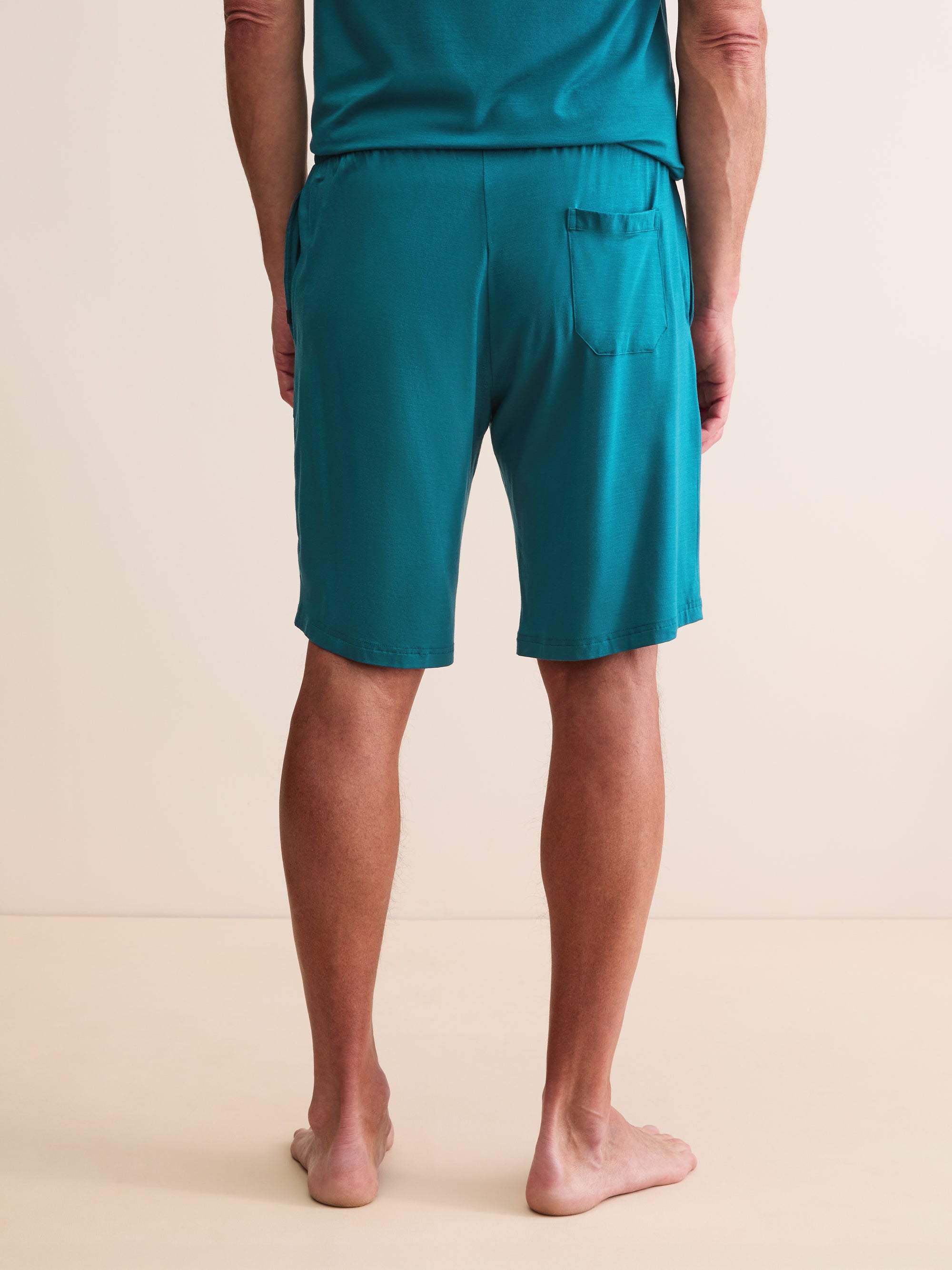 Men's Lounge Shorts Basel Micro Modal Stretch Teal