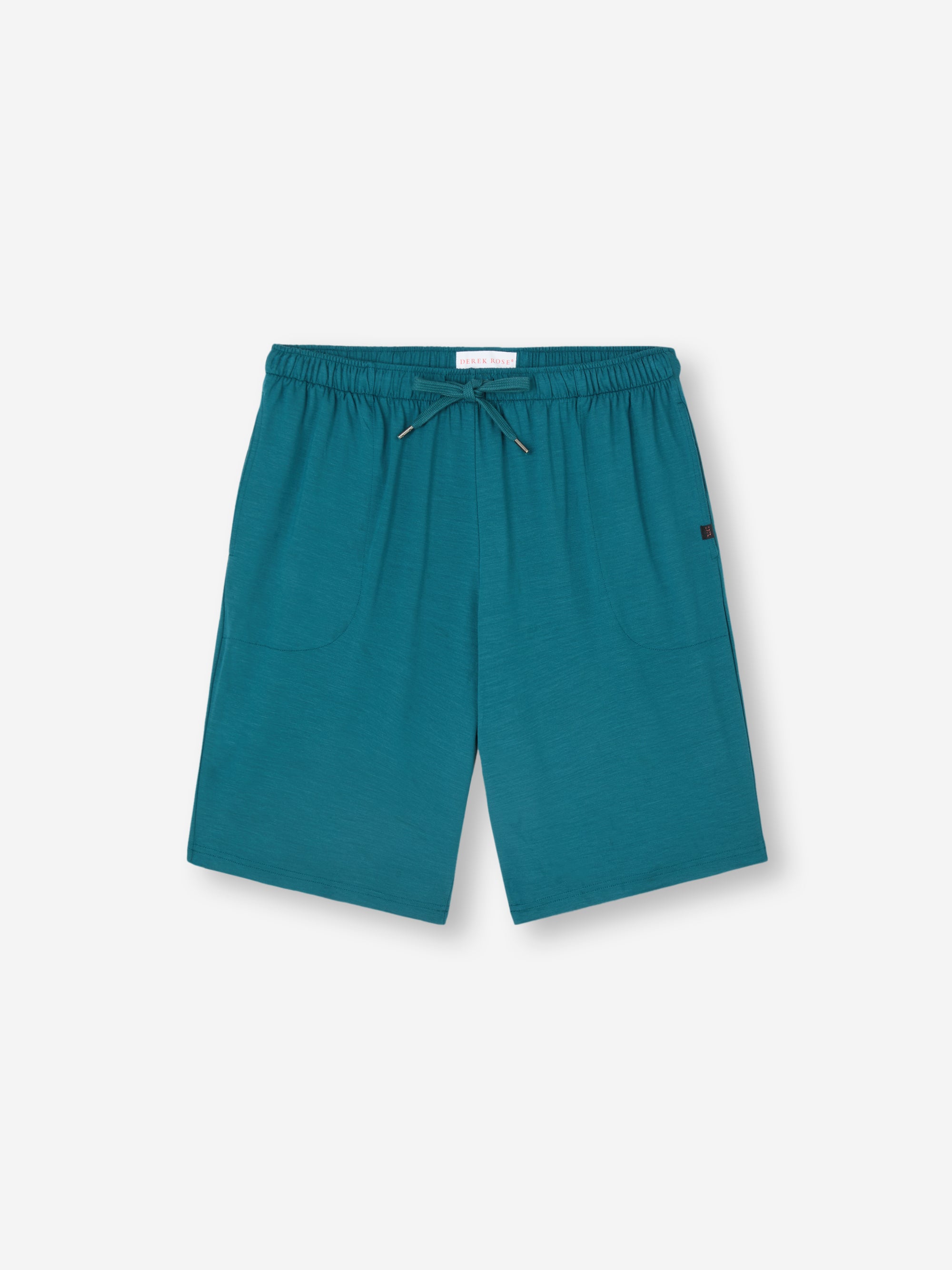 Men's Lounge Shorts Basel Micro Modal Stretch Teal | Derek Rose