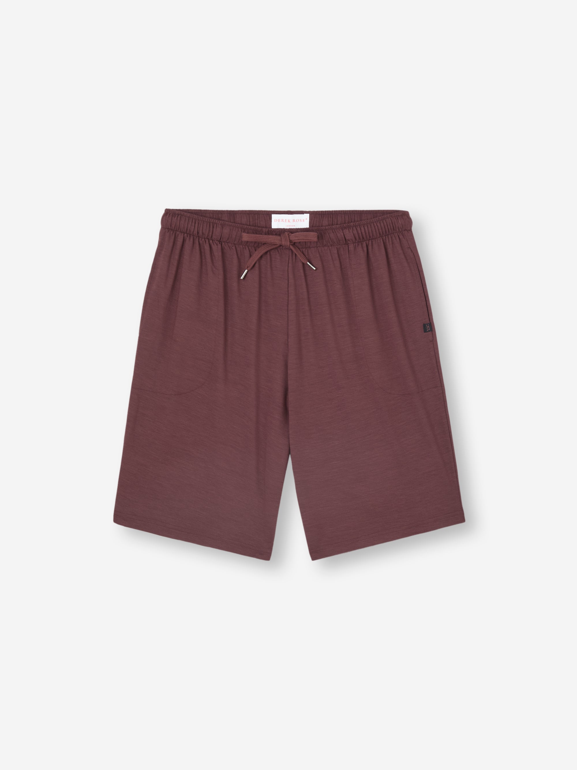 Men's Lounge Shorts Basel Micro Modal Stretch Mahogany Brown