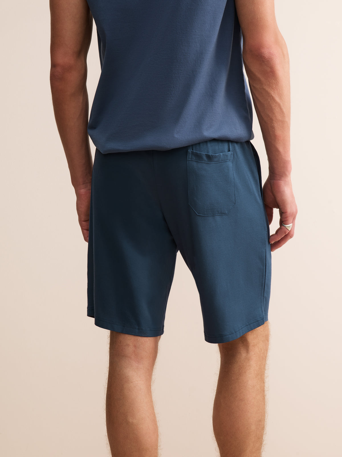 Basel Micro Modal Lounge Shorts Ocean Blue