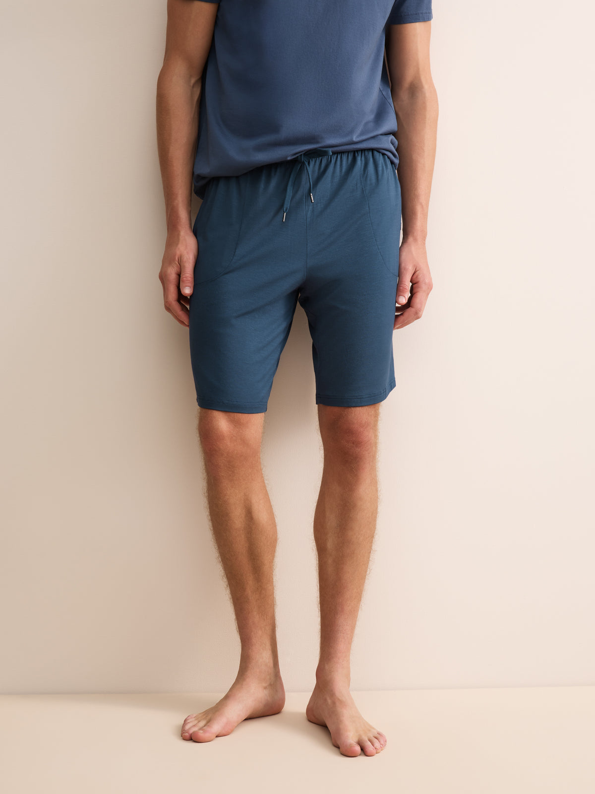 Basel Micro Modal Lounge Shorts Ocean Blue