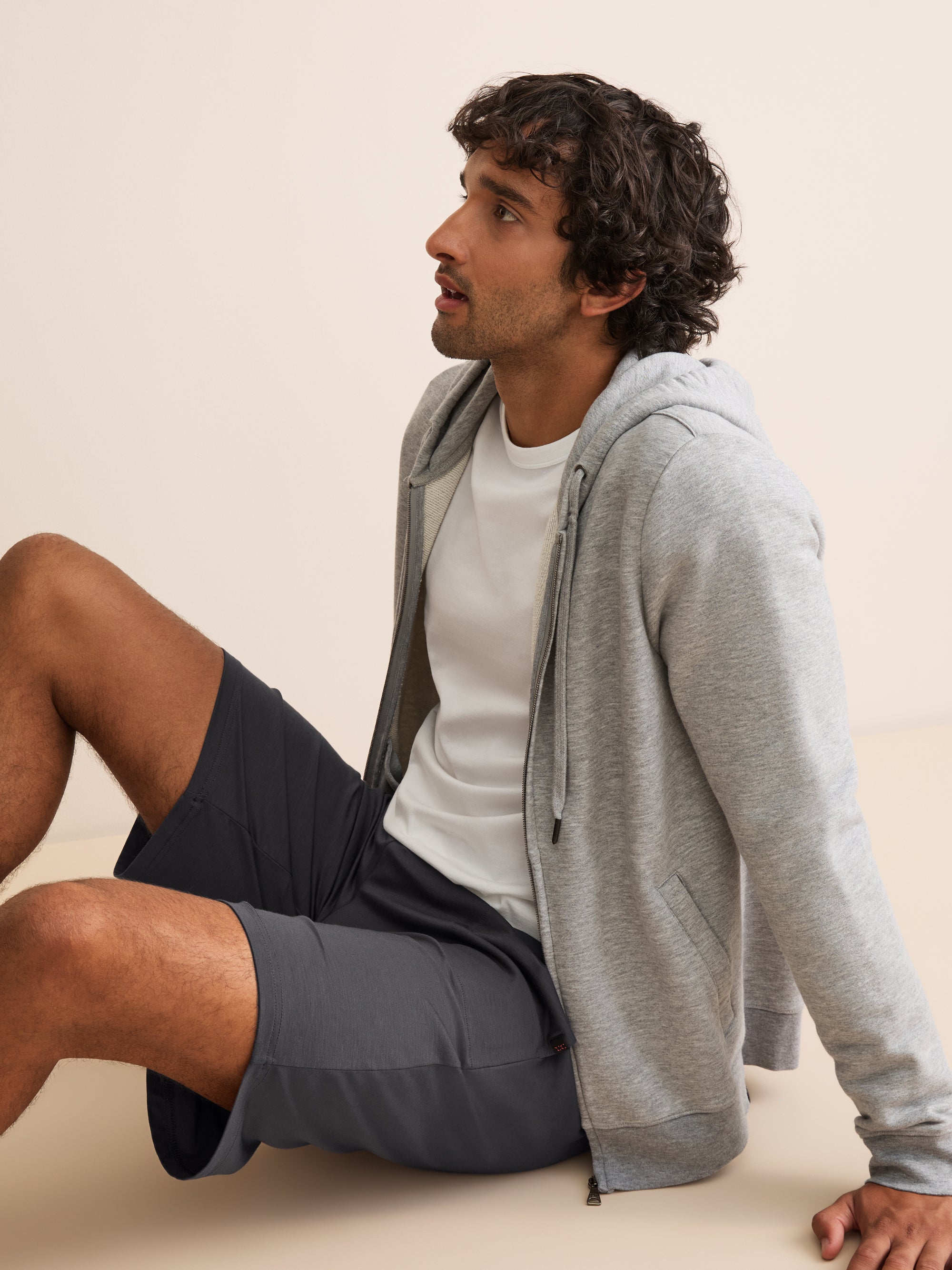 Basel Micro Modal Lounge Shorts Elephant Gray