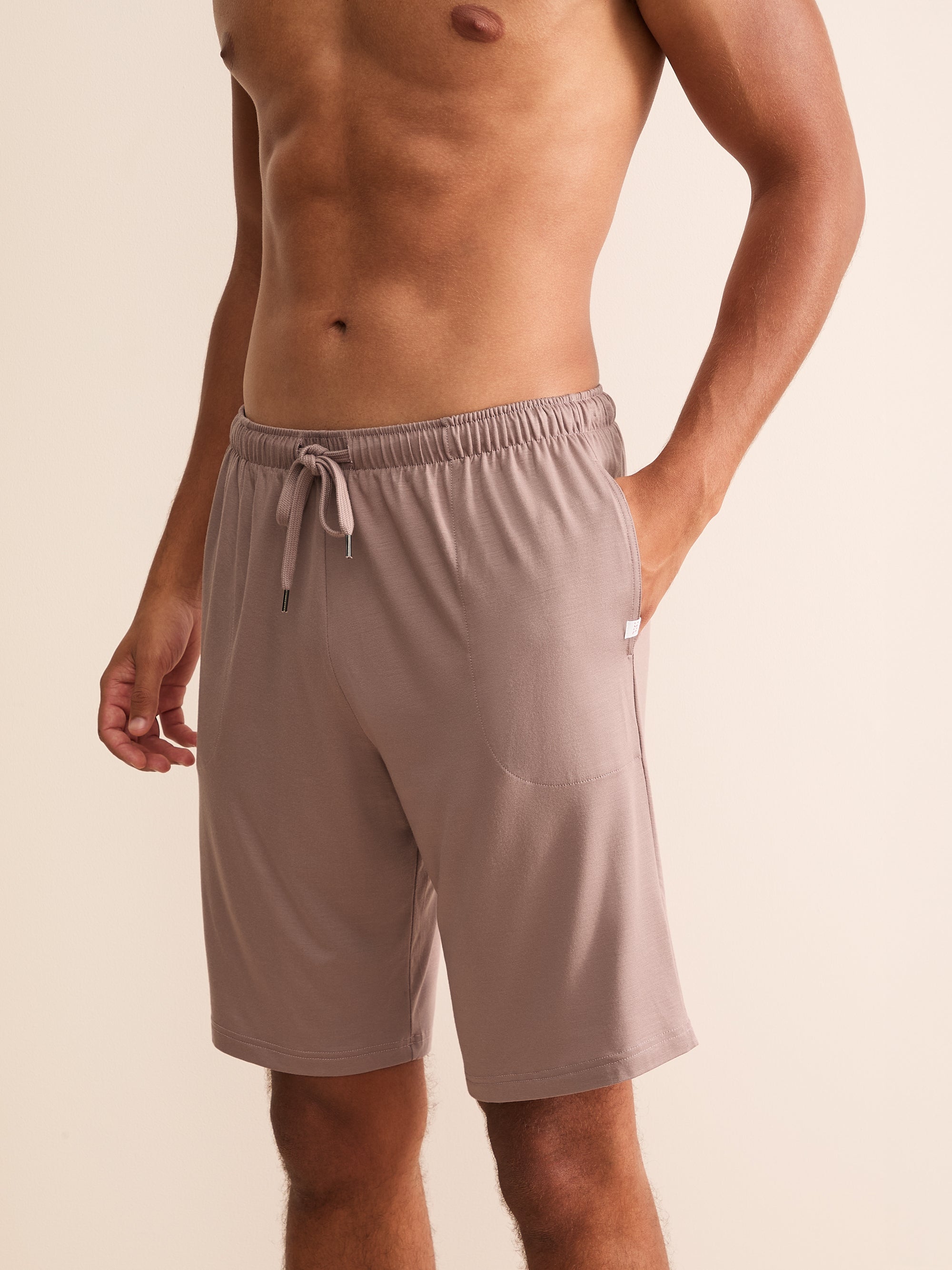 Basel Micro Modal Lounge Shorts Dusty Pink